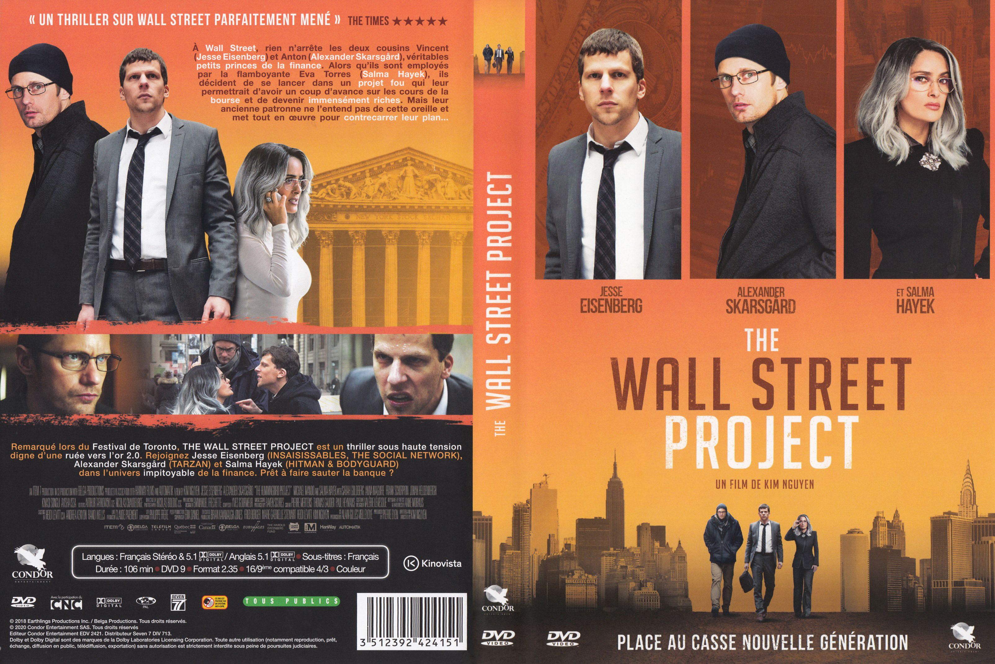 Jaquette DVD The Wall Street project