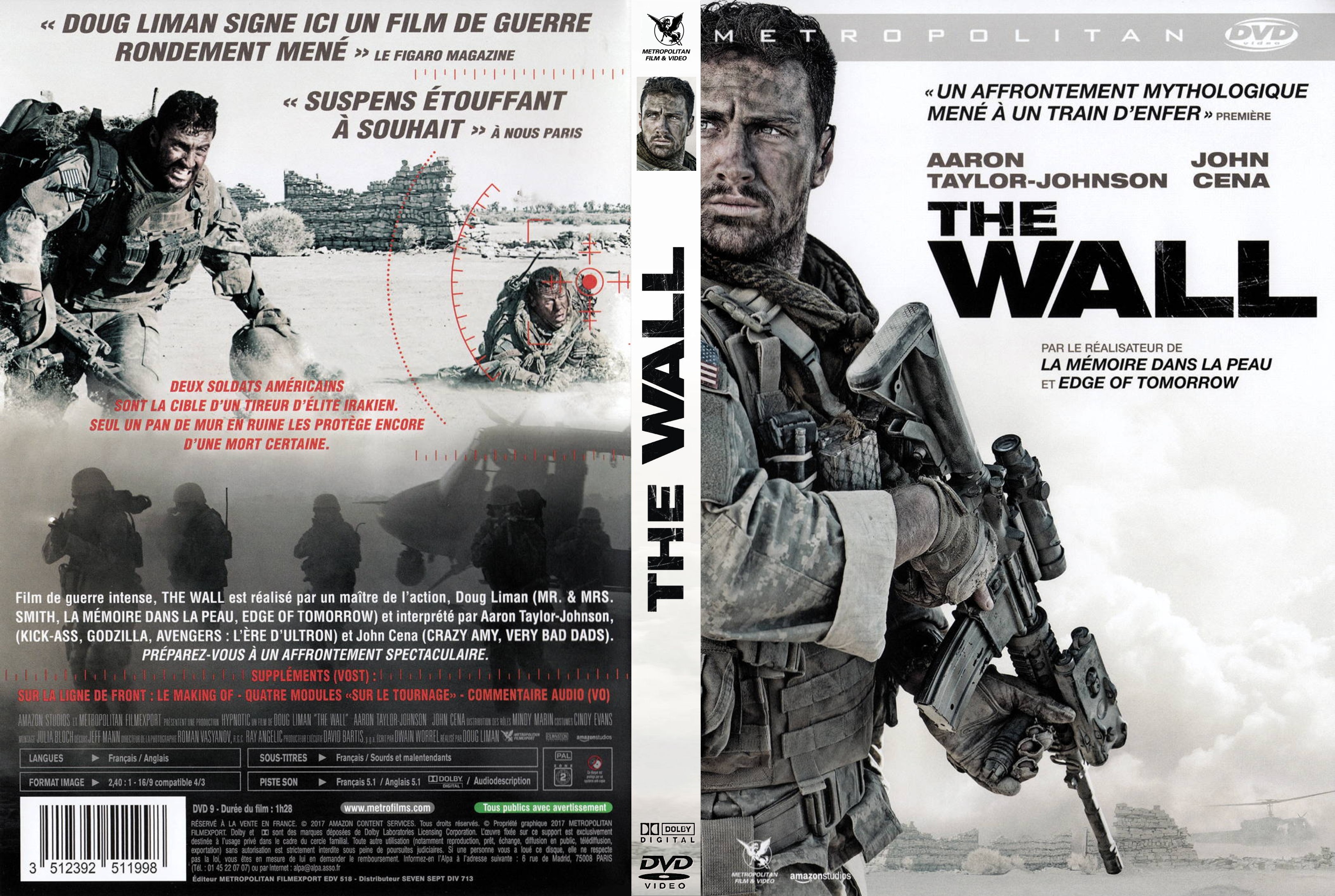 Jaquette DVD The Wall custom