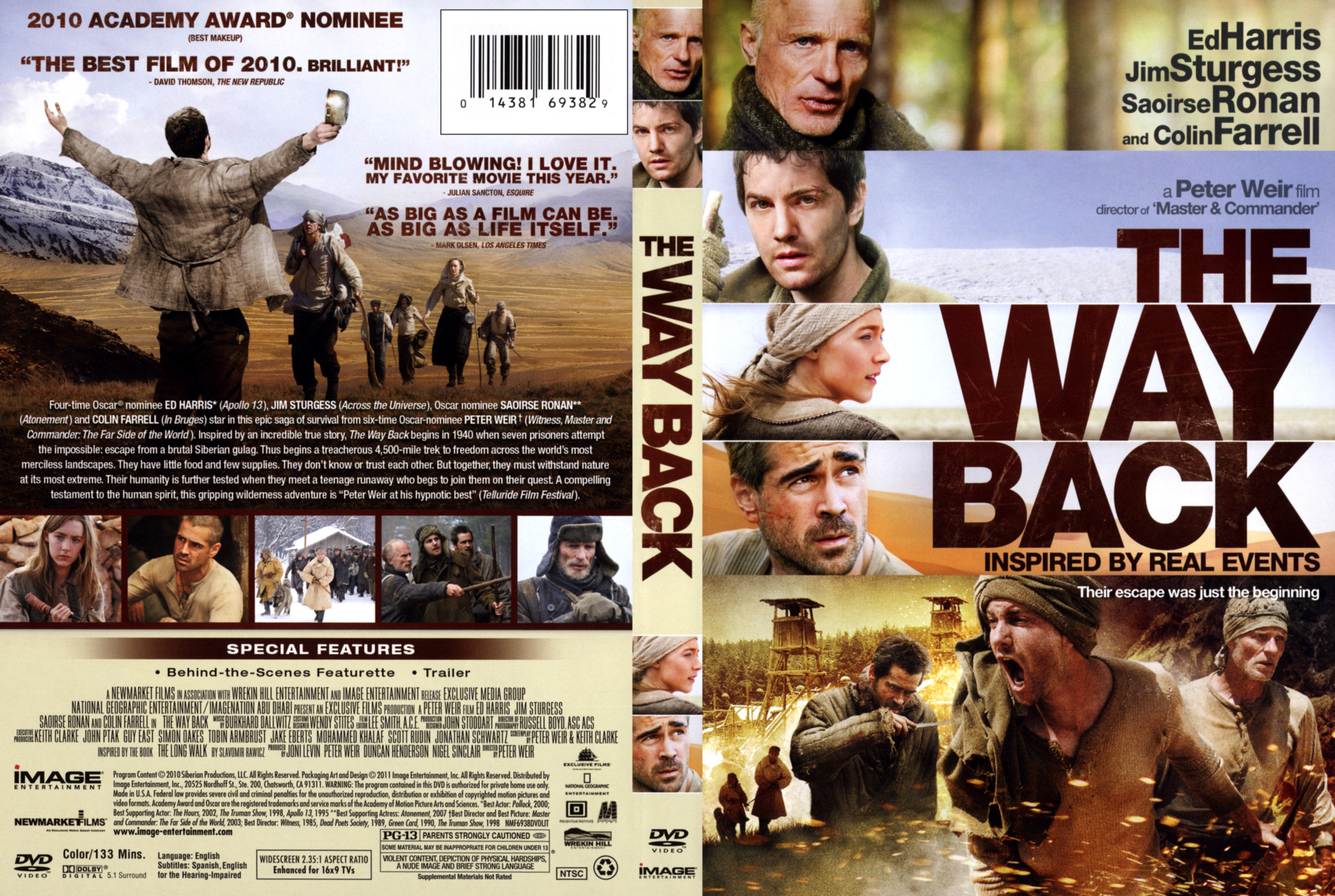 Jaquette DVD The Way Back Zone 1