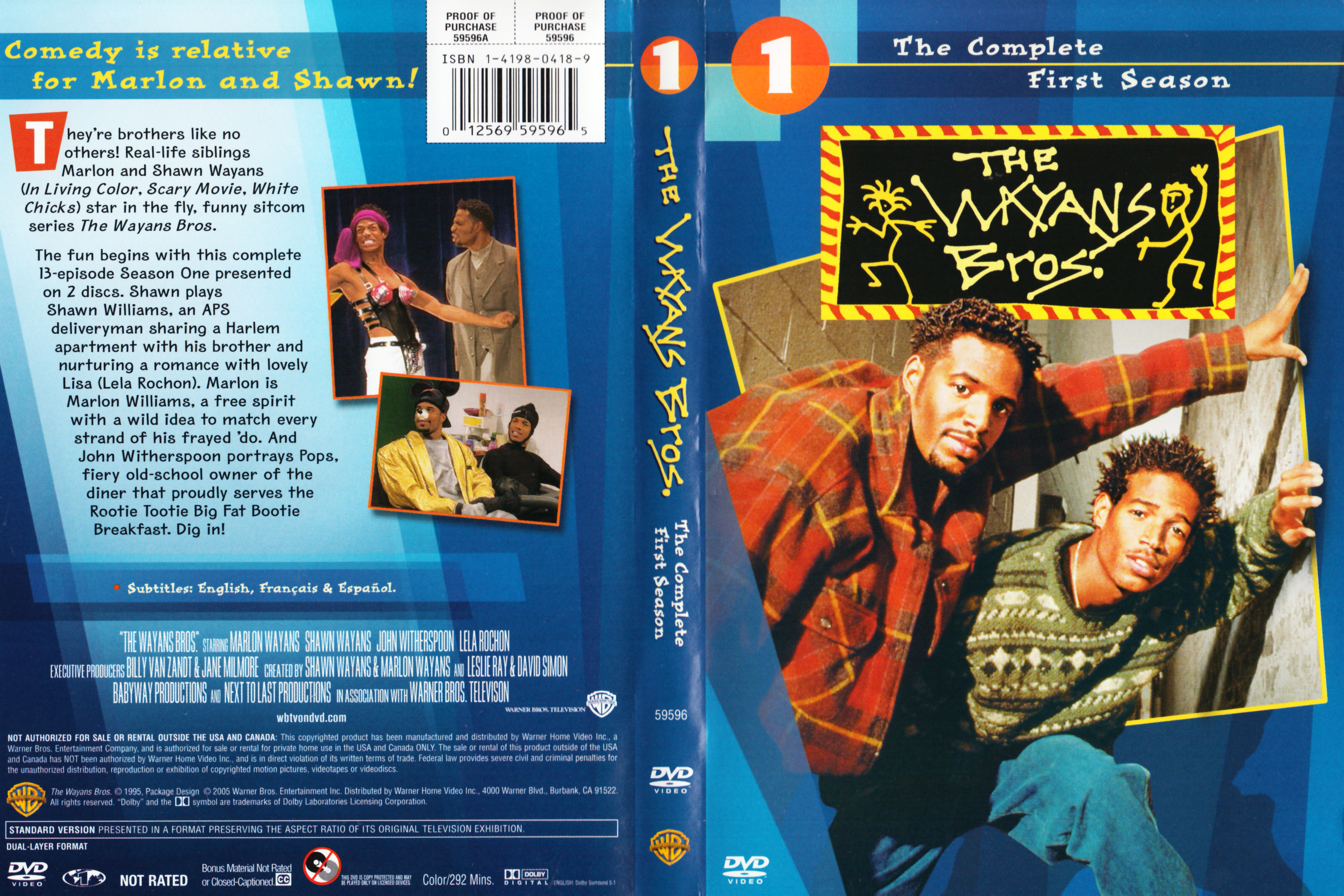 Jaquette DVD The Wayans Bros Saison 1 Zone 1