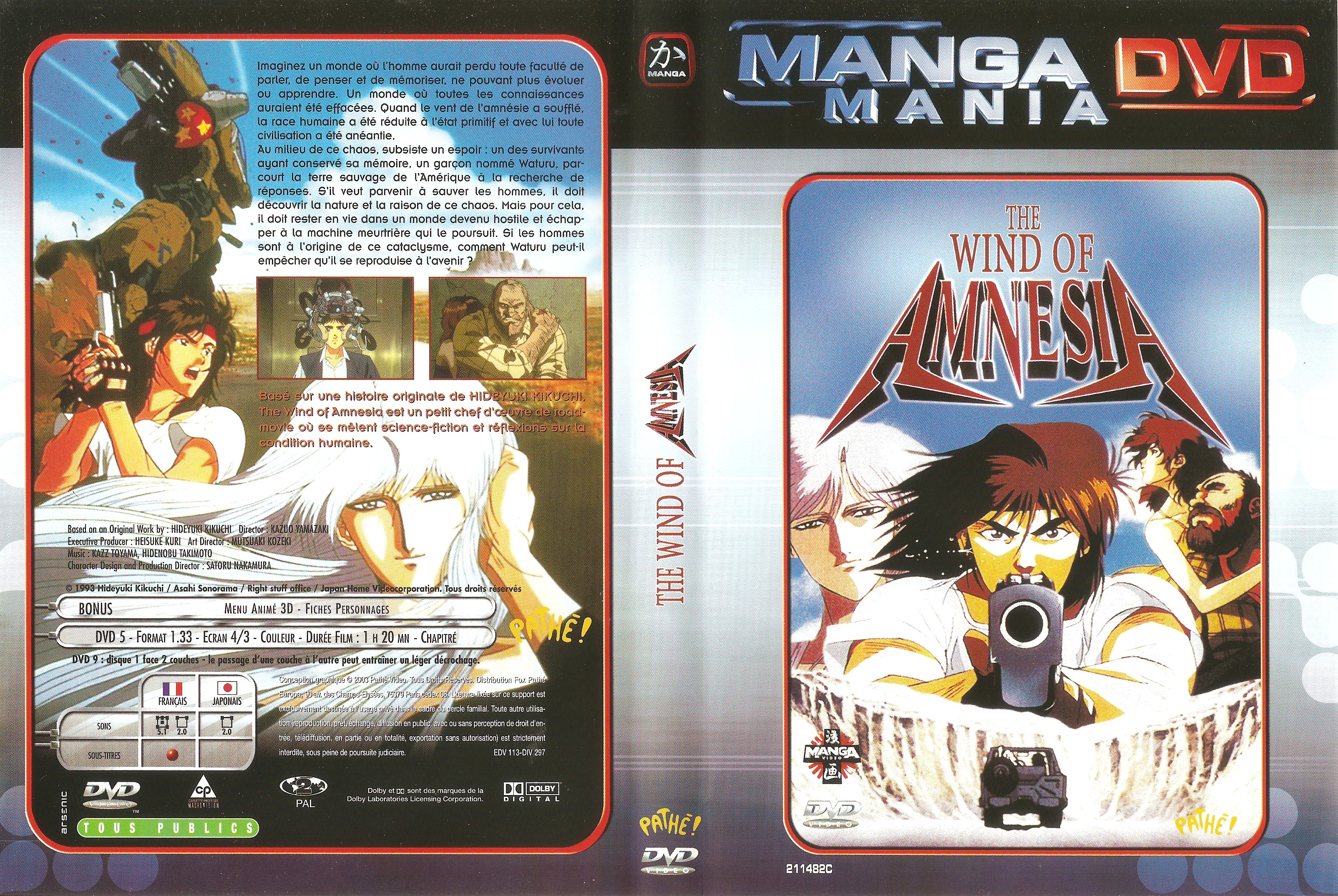 Jaquette DVD The Wind of Amnesia v2