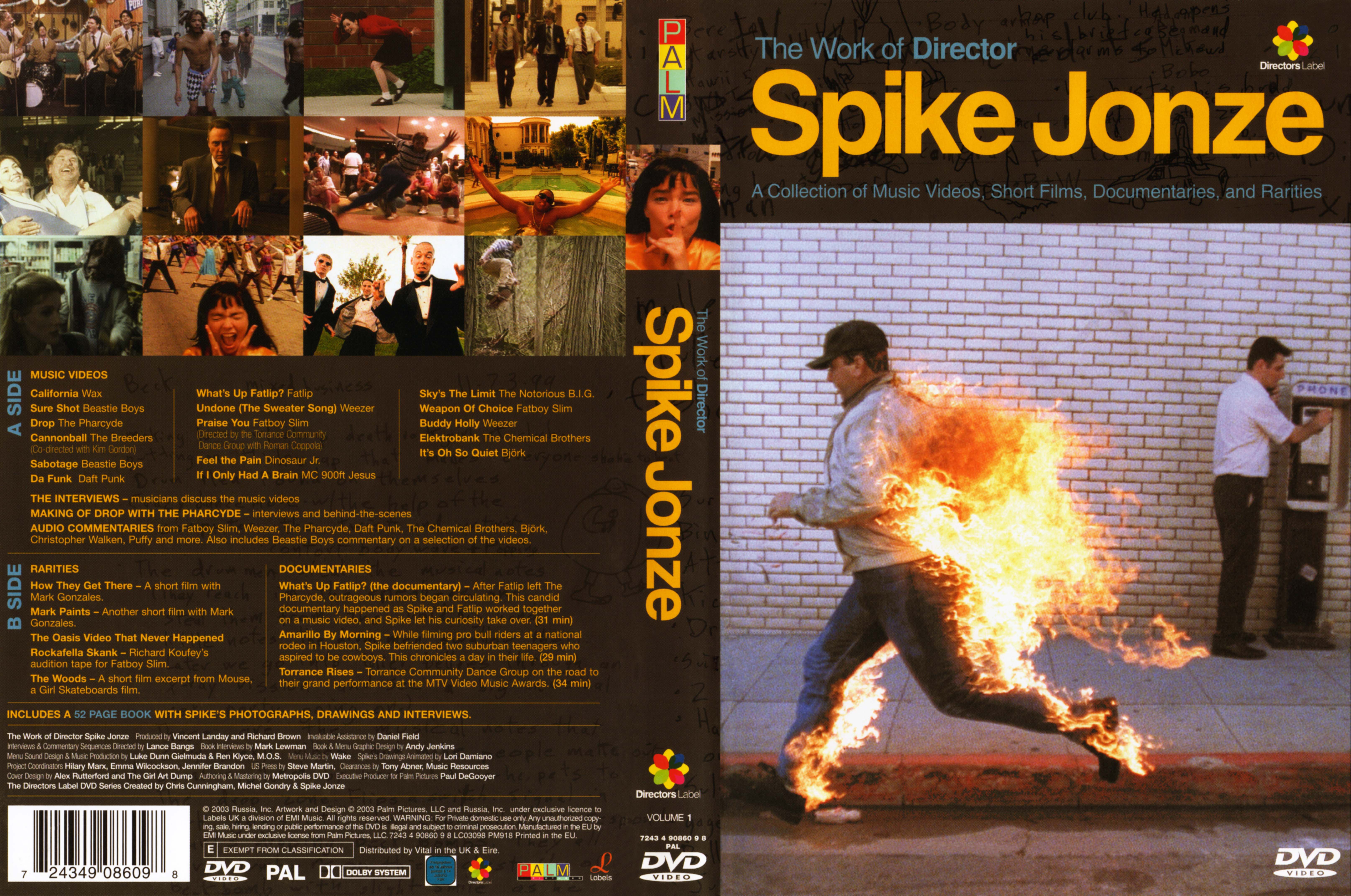 Jaquette DVD The Work of director Spike Jonze