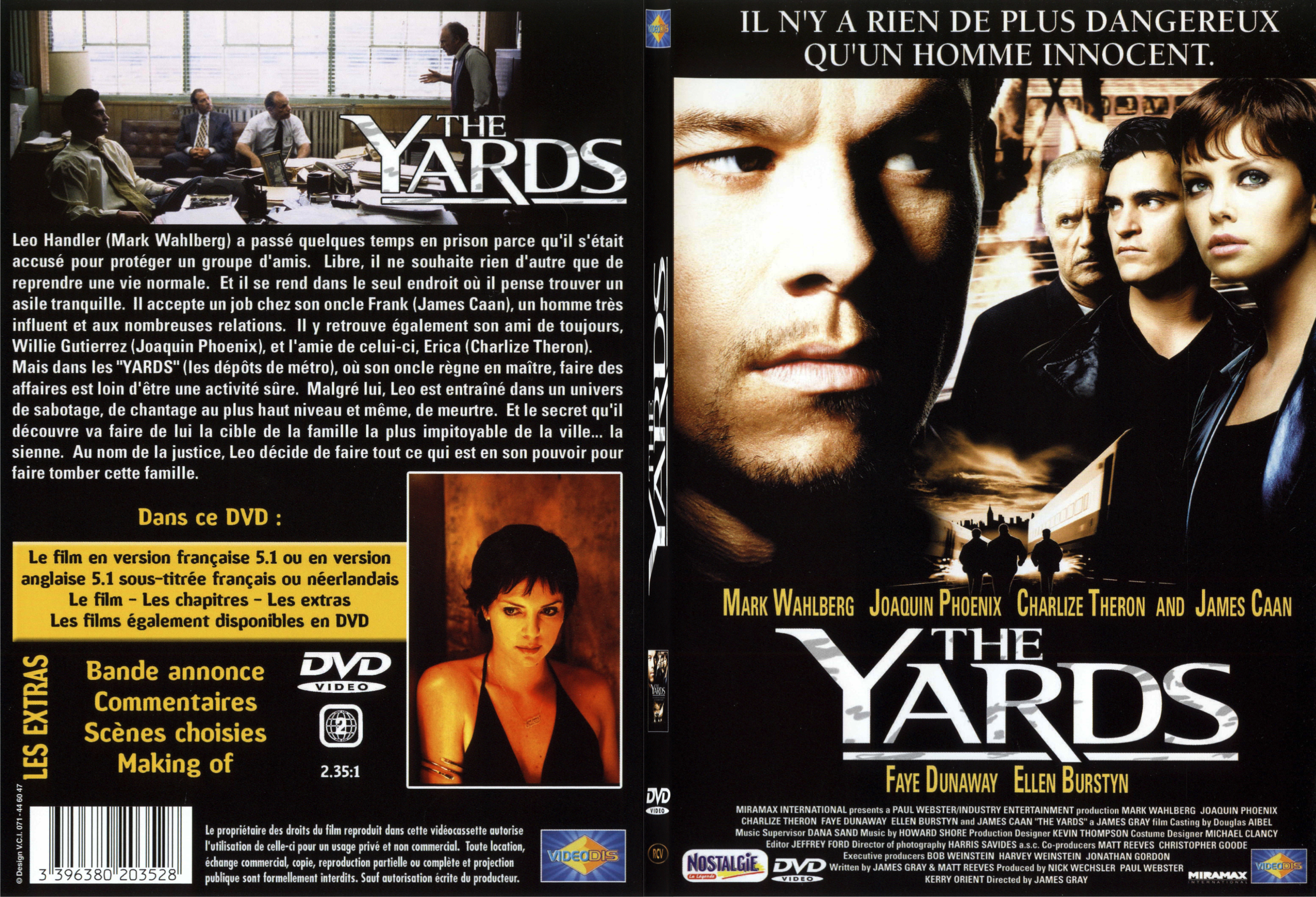 Jaquette DVD The Yards - SLIM