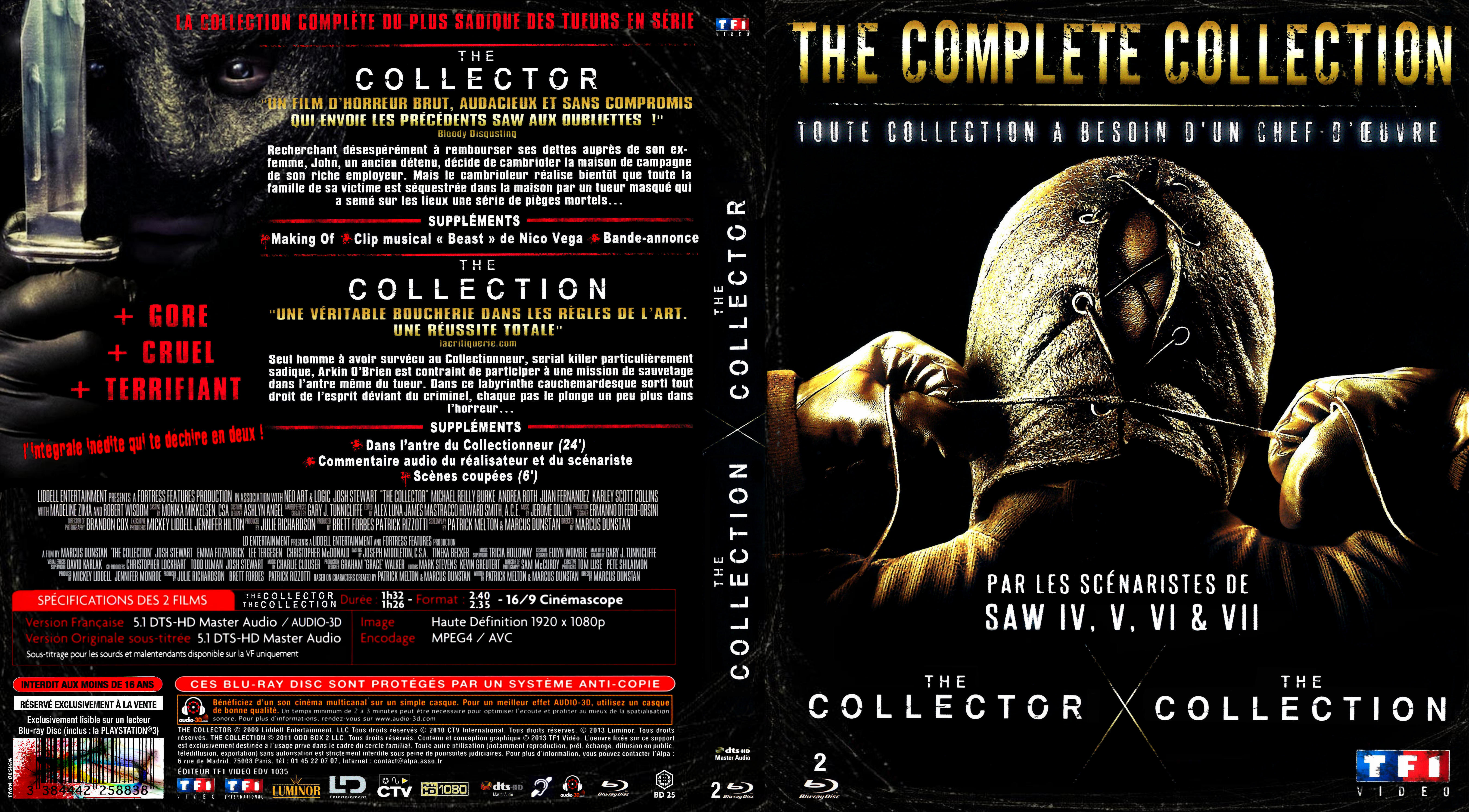 Jaquette DVD The  collector & The collection custom (BLU-RAY)