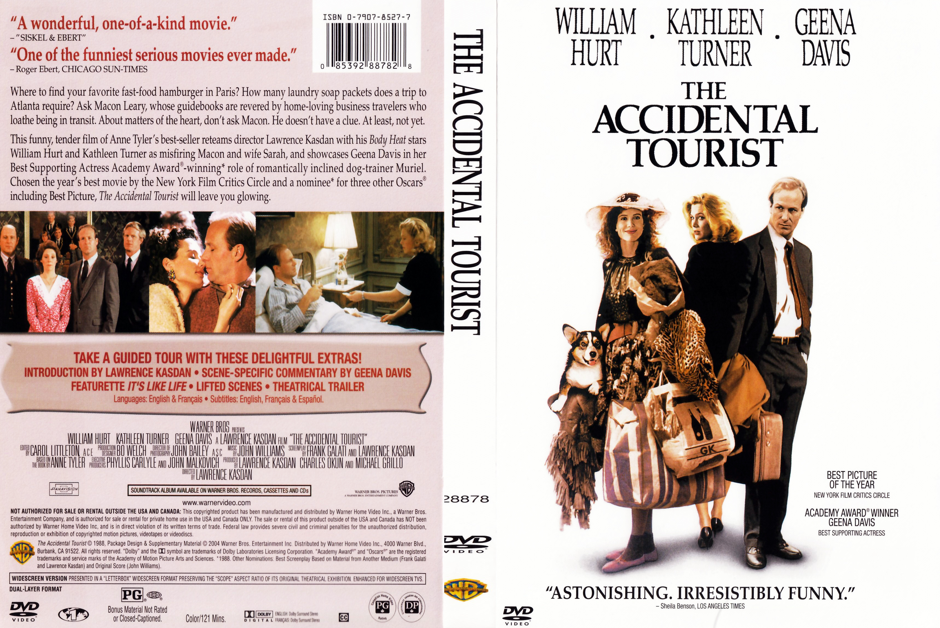 Jaquette DVD The accidental tourist Zone 1