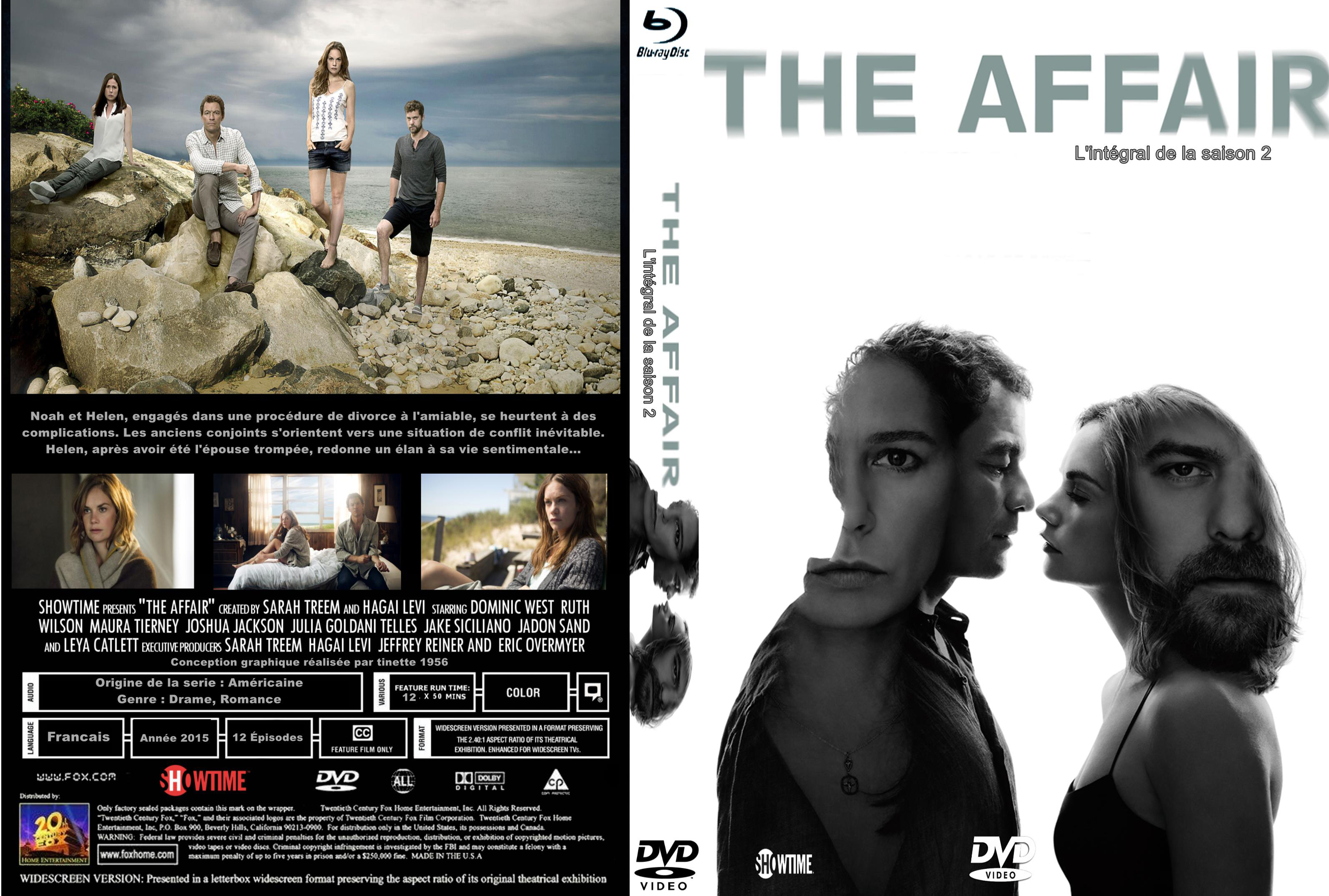 Jaquette DVD The affair saison 2 custom