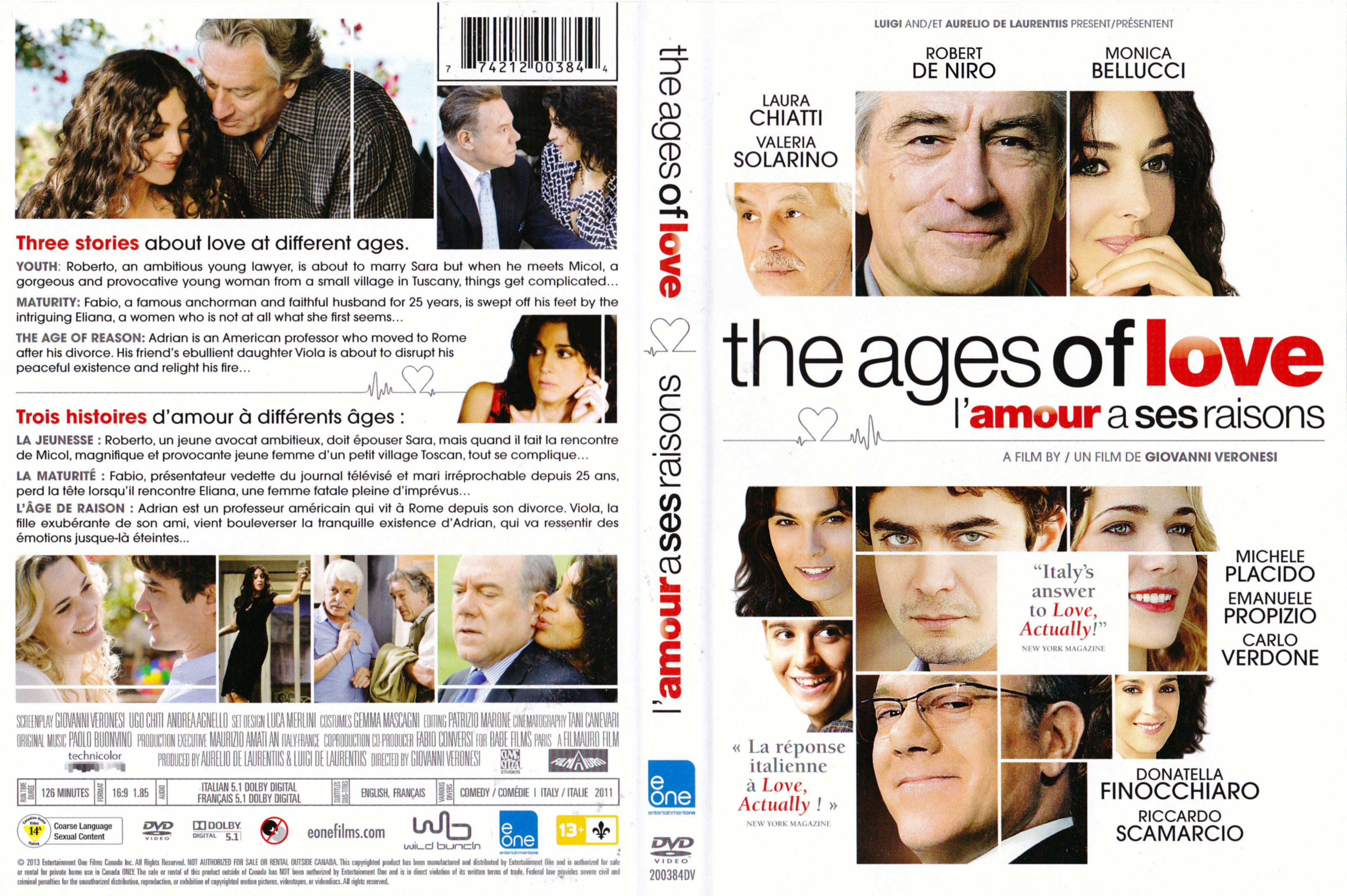 Jaquette DVD The ages of love - L