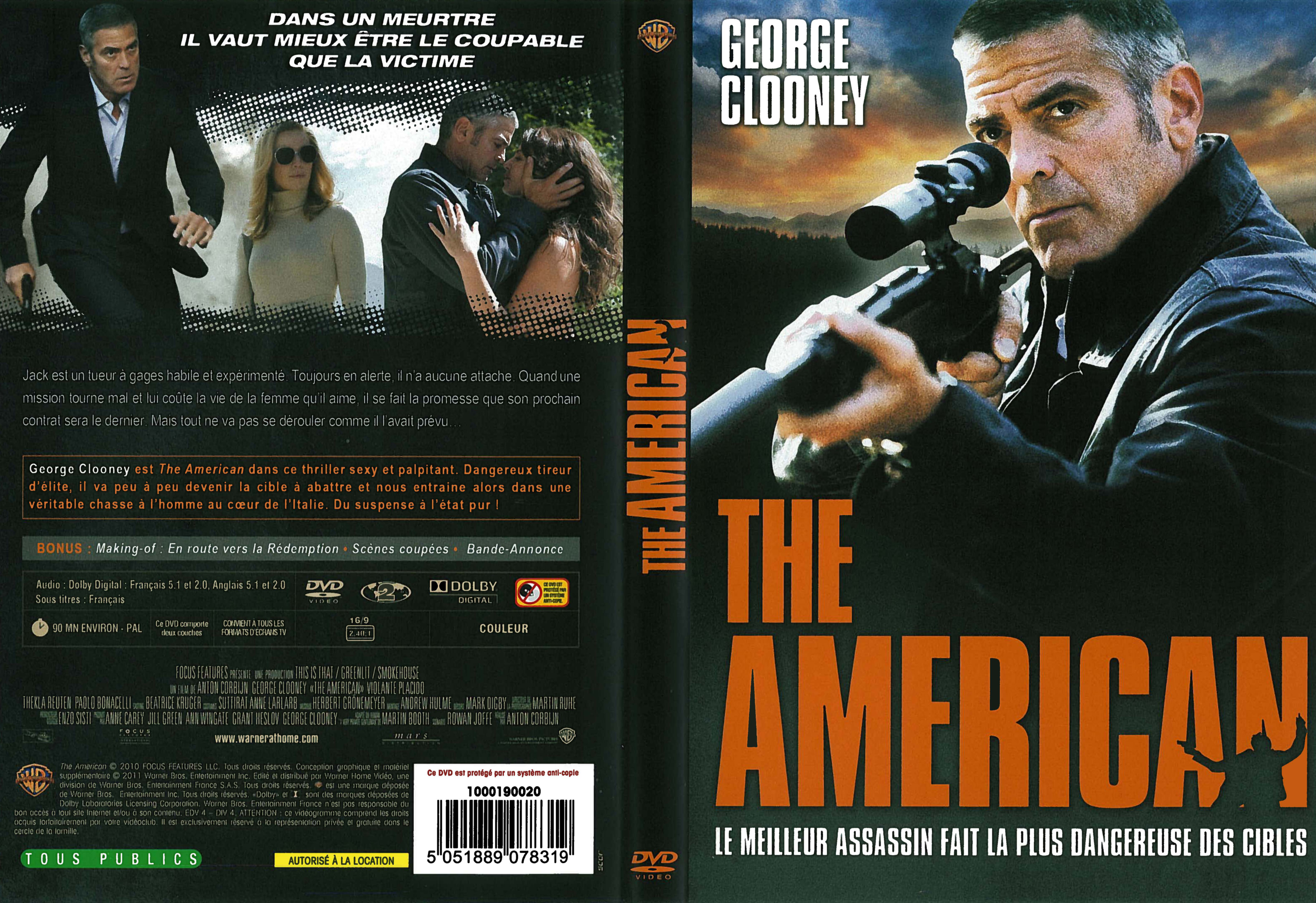 Jaquette DVD The american