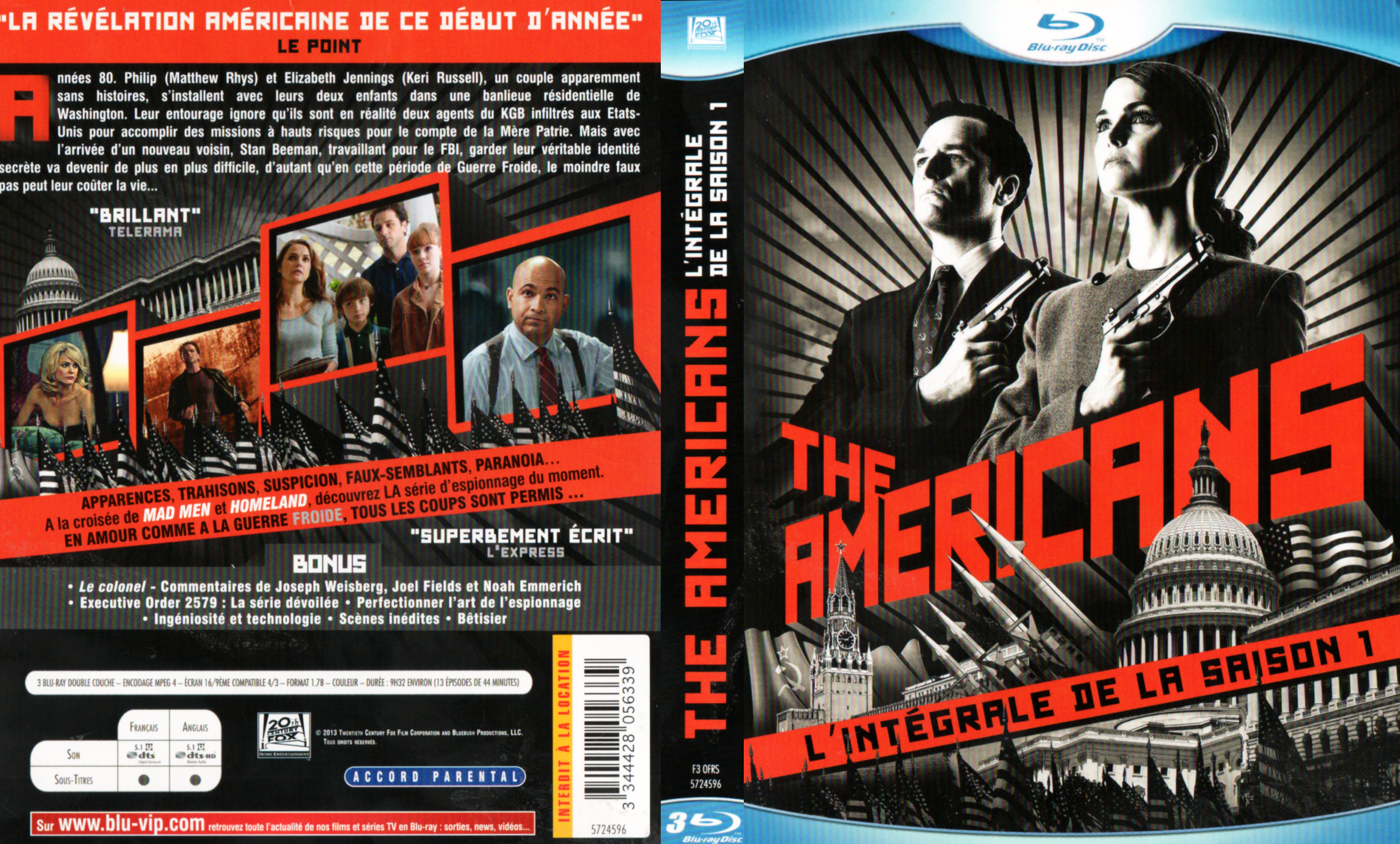 Jaquette DVD The american Saison 1 (BLU-RAY)