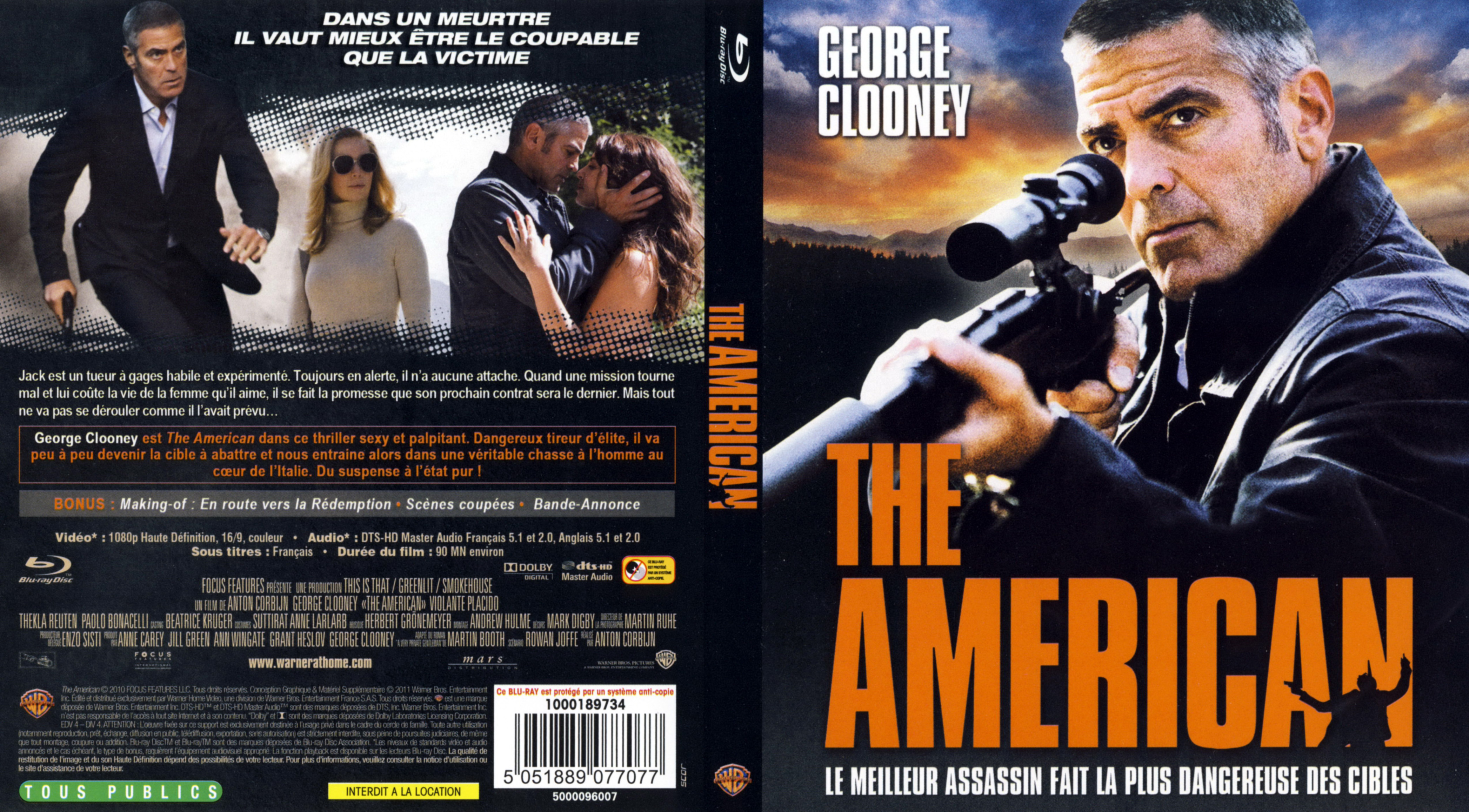 Jaquette DVD The american (BLU-RAY)