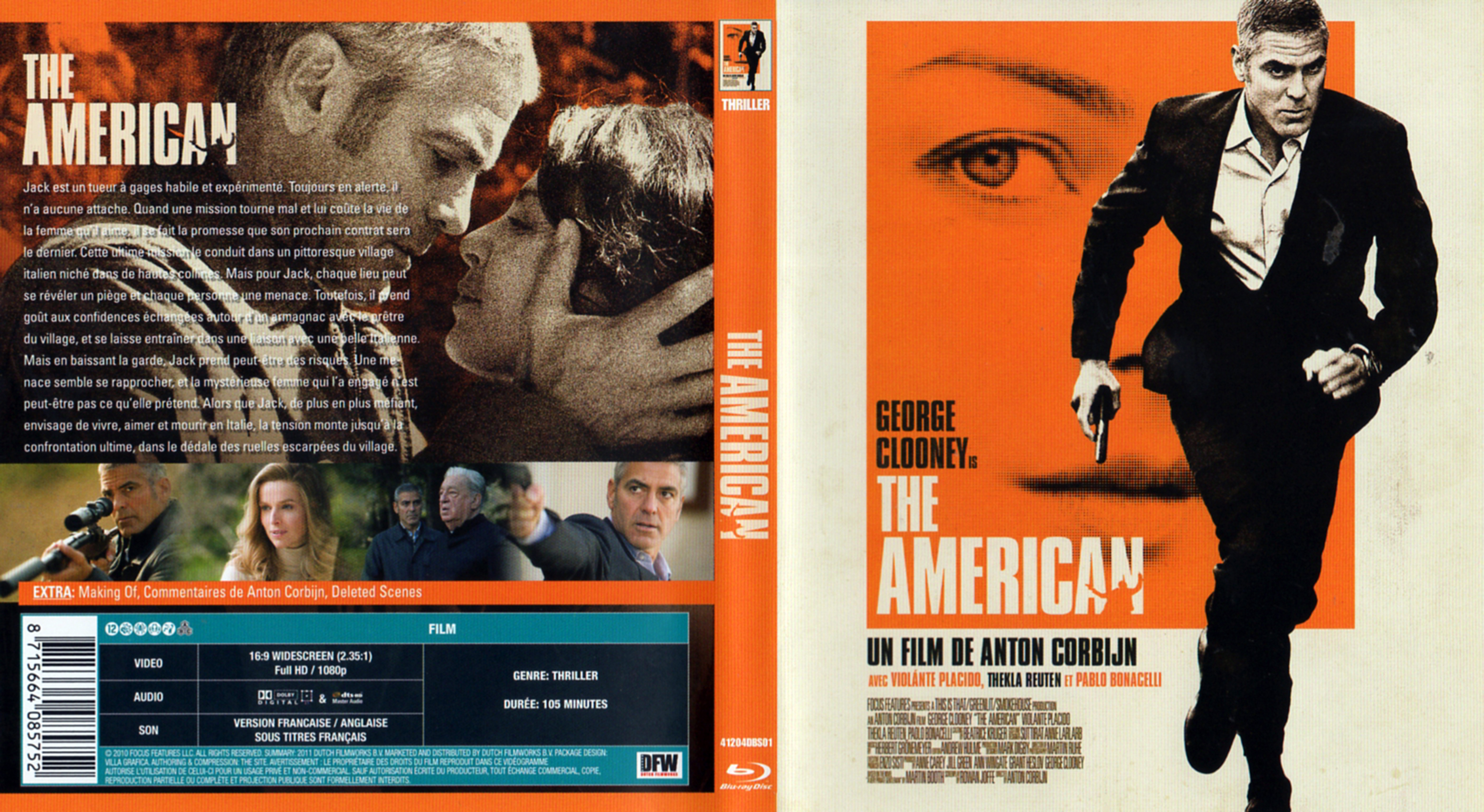 Jaquette DVD The american (BLU-RAY) v2