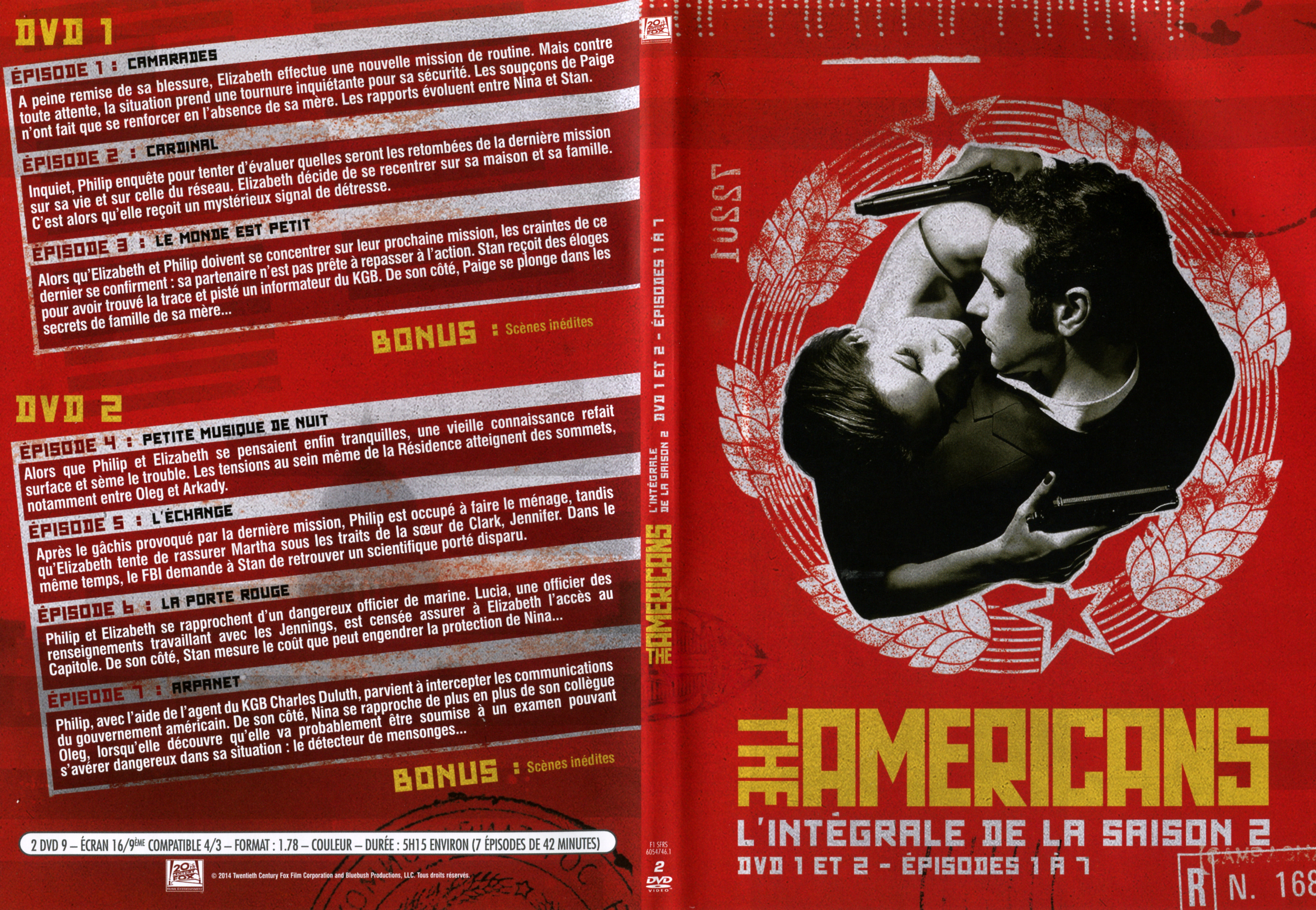 Jaquette DVD The americans Saison 2 DVD 1