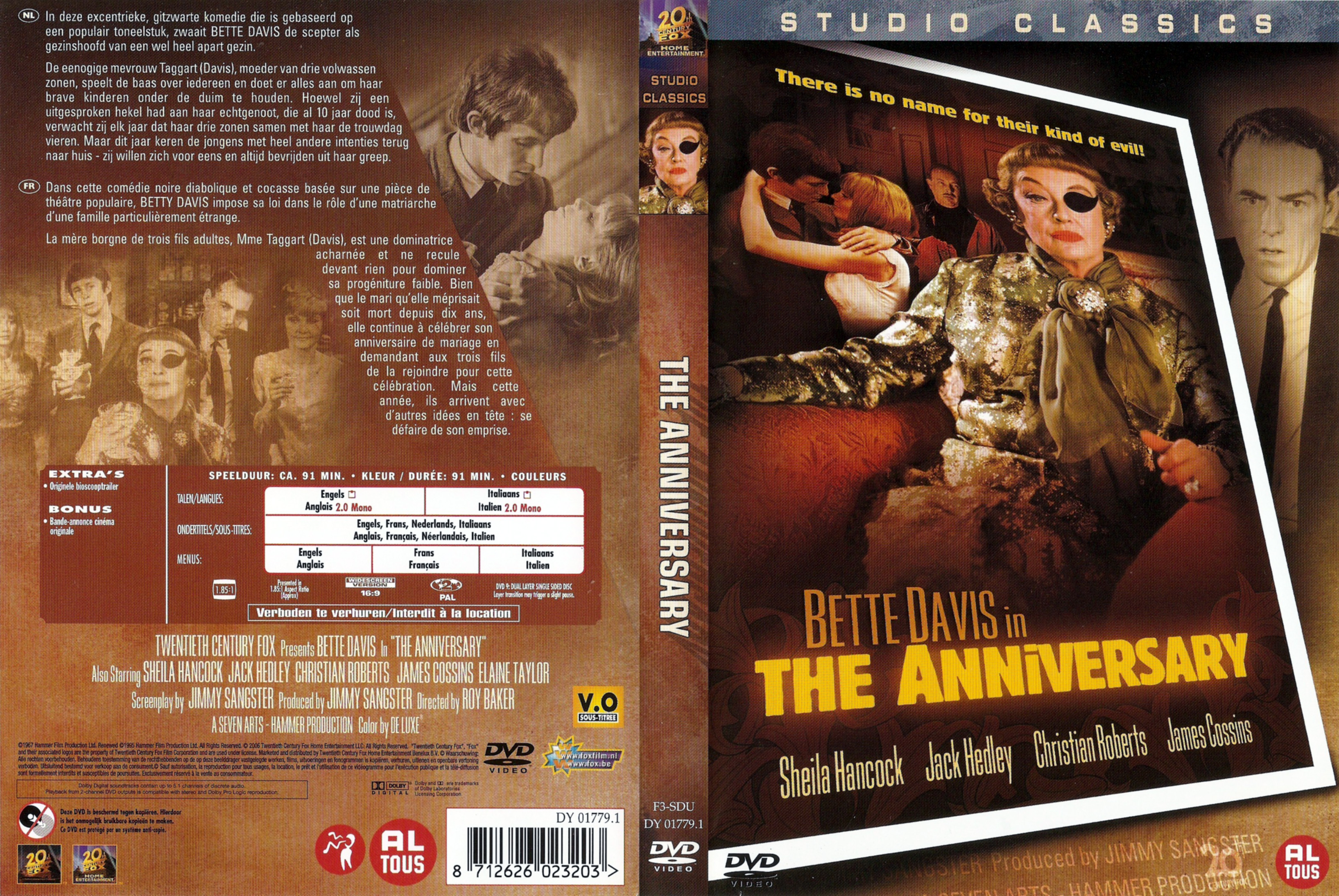 Jaquette DVD The anniversary