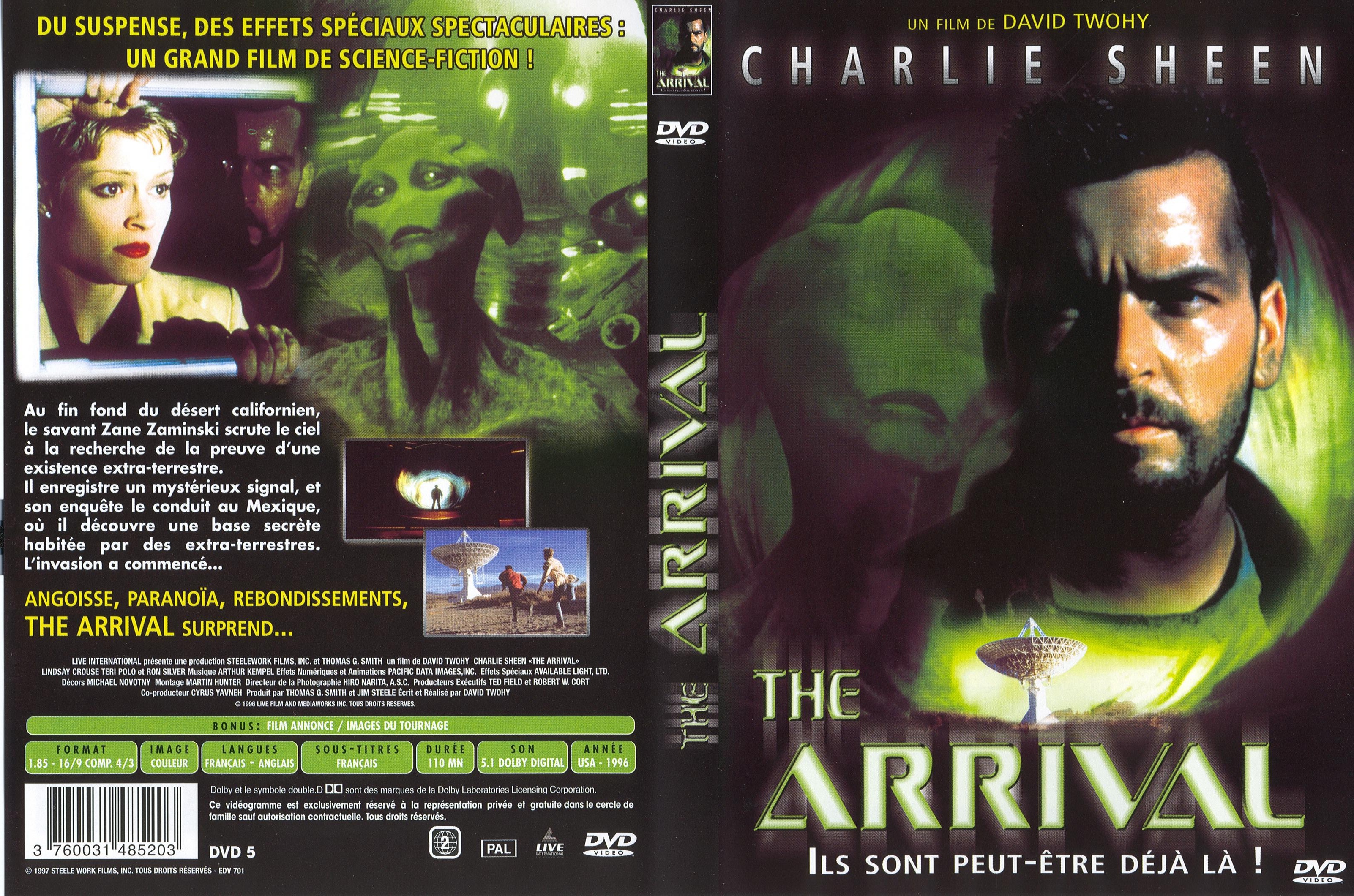 Jaquette DVD The arrival v2