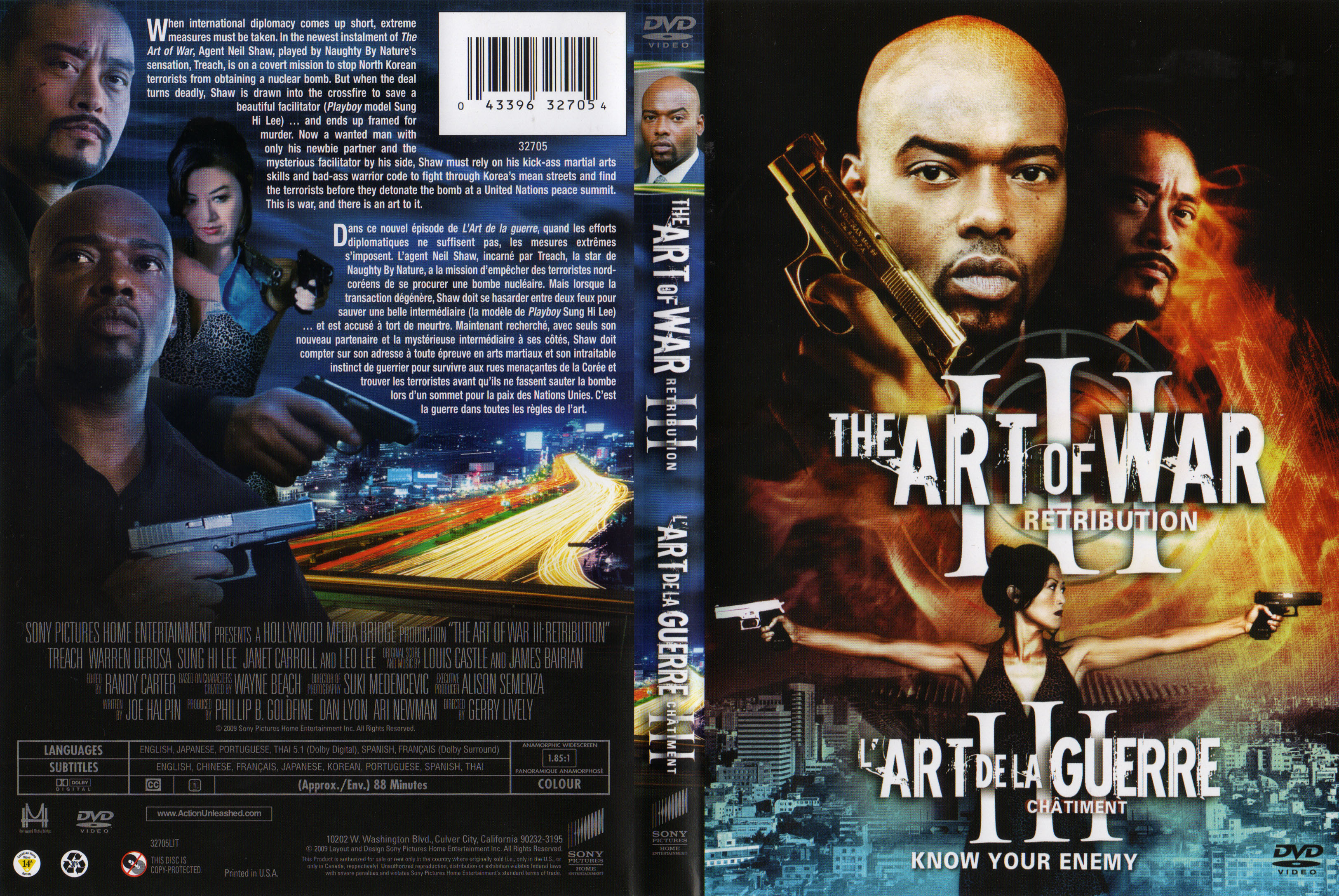 Jaquette DVD The art of war 3 Retribution - L