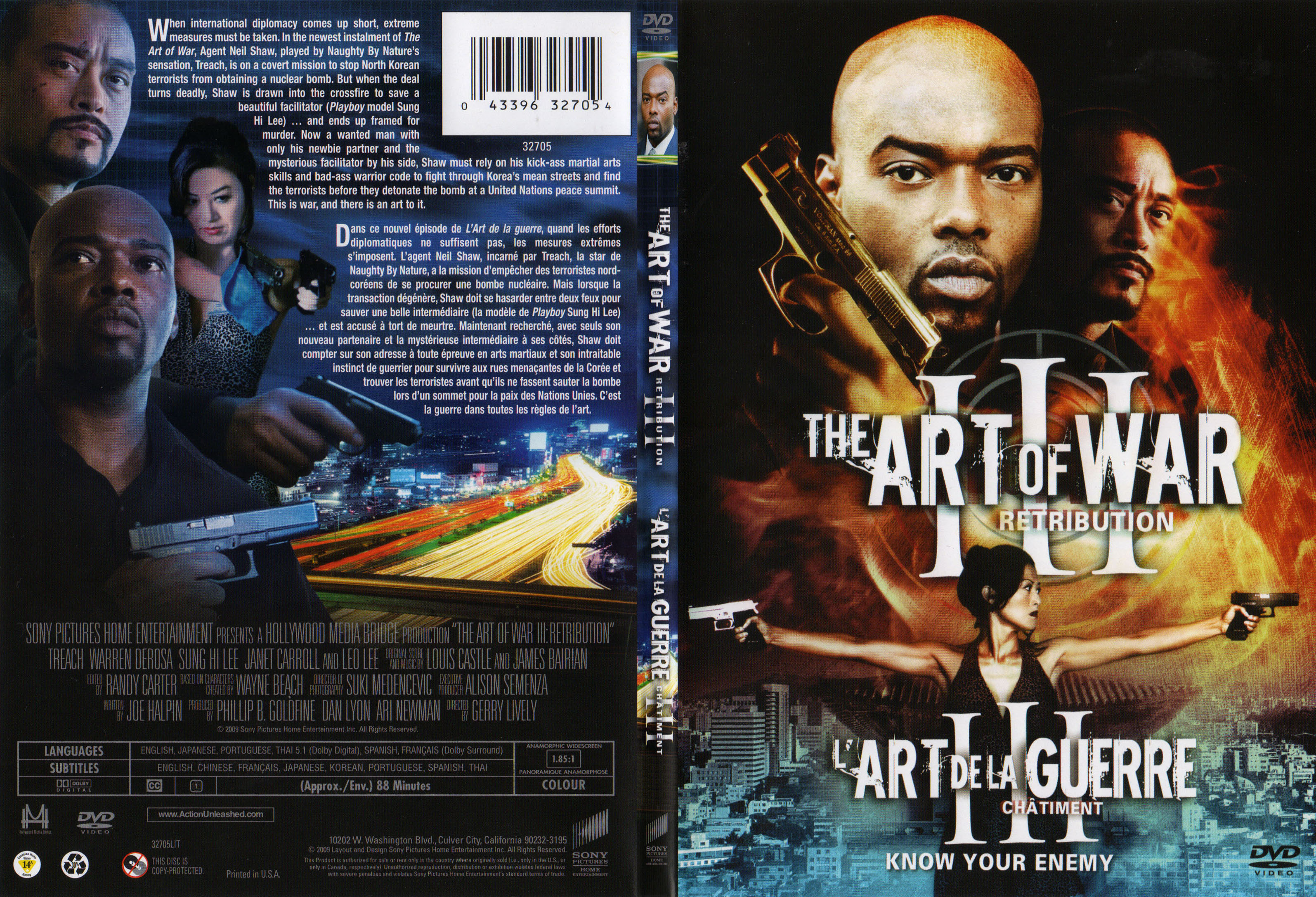 Jaquette DVD The art of war 3 Retribution - L
