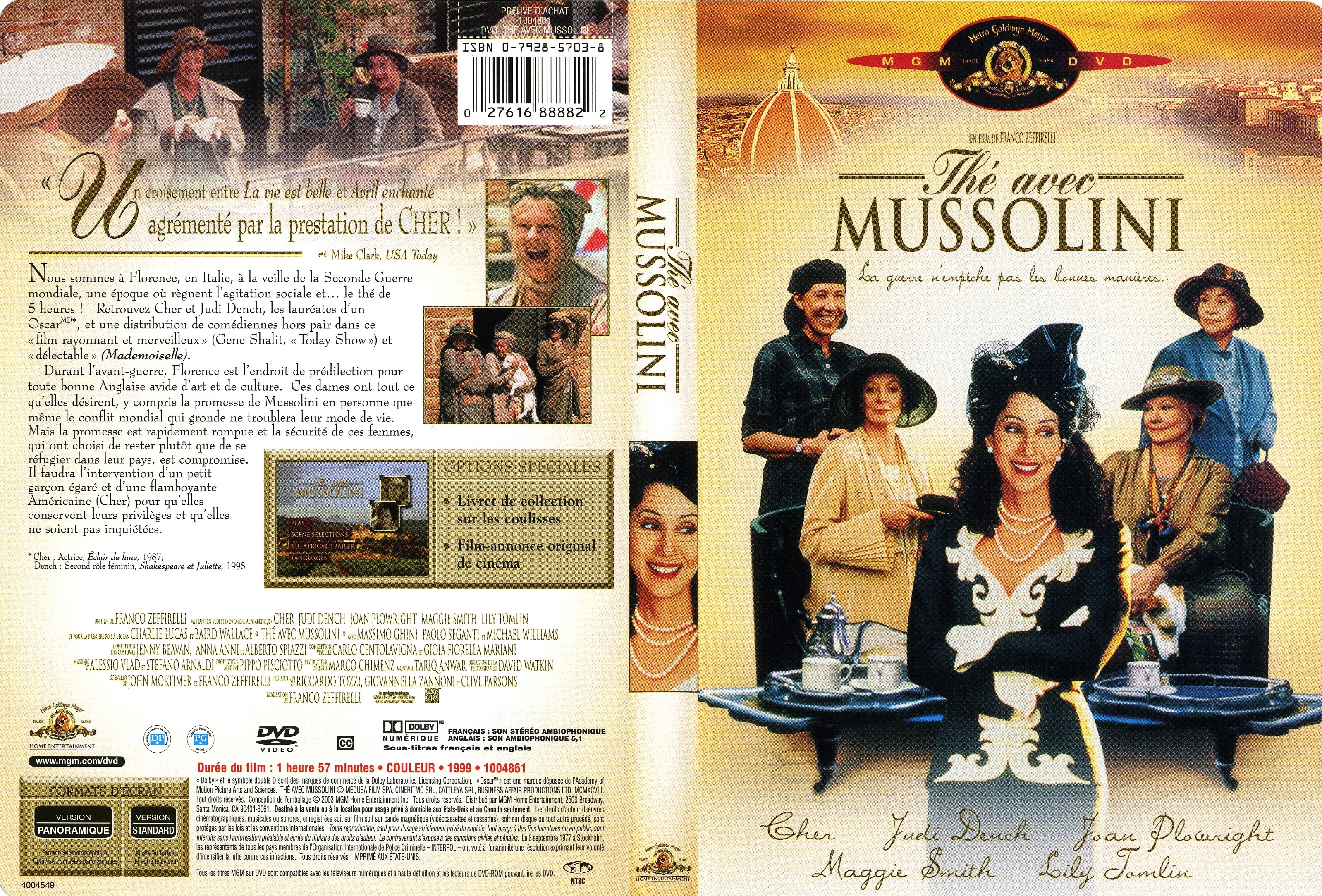 Jaquette DVD Th avec Mussolini