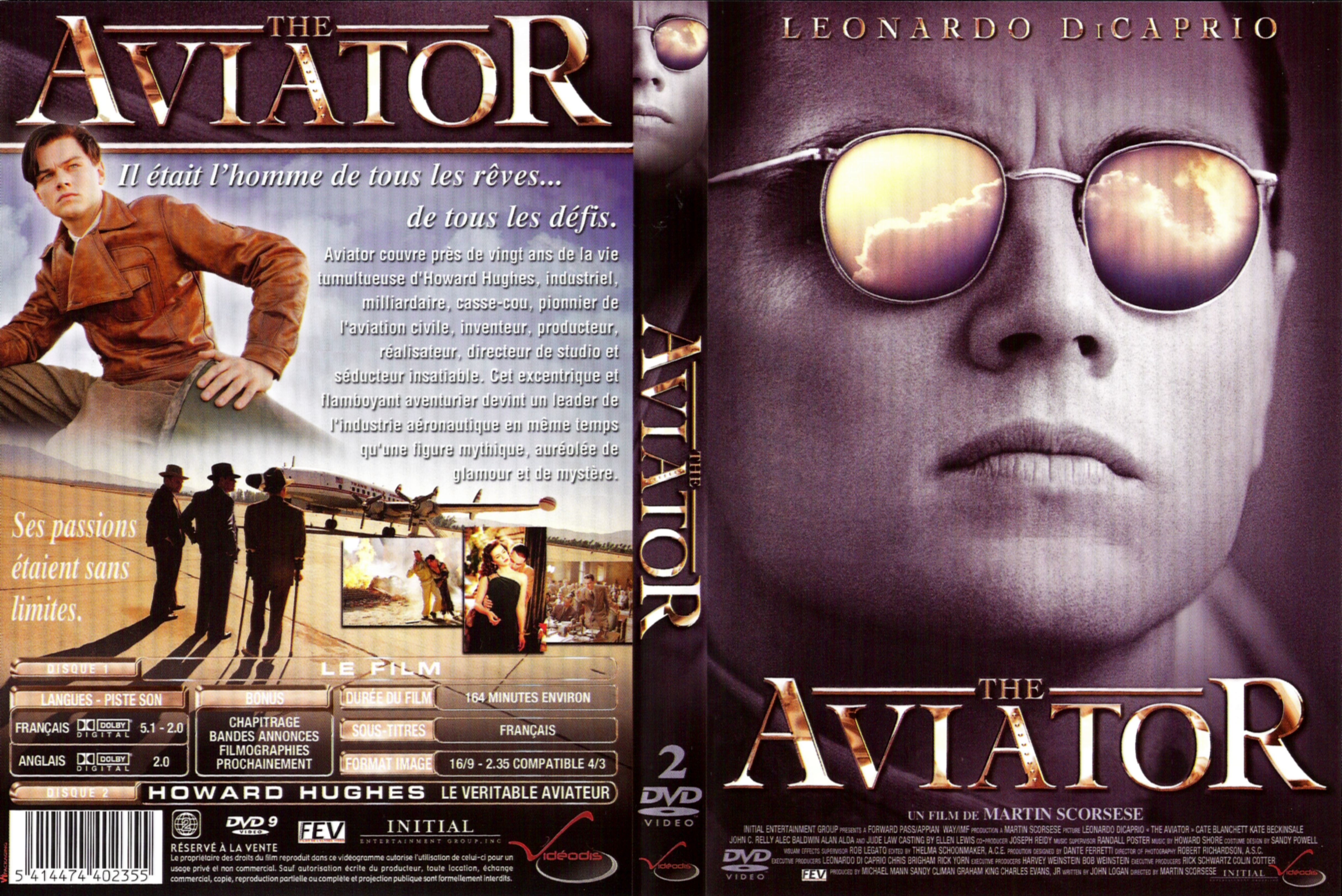Jaquette DVD The aviator