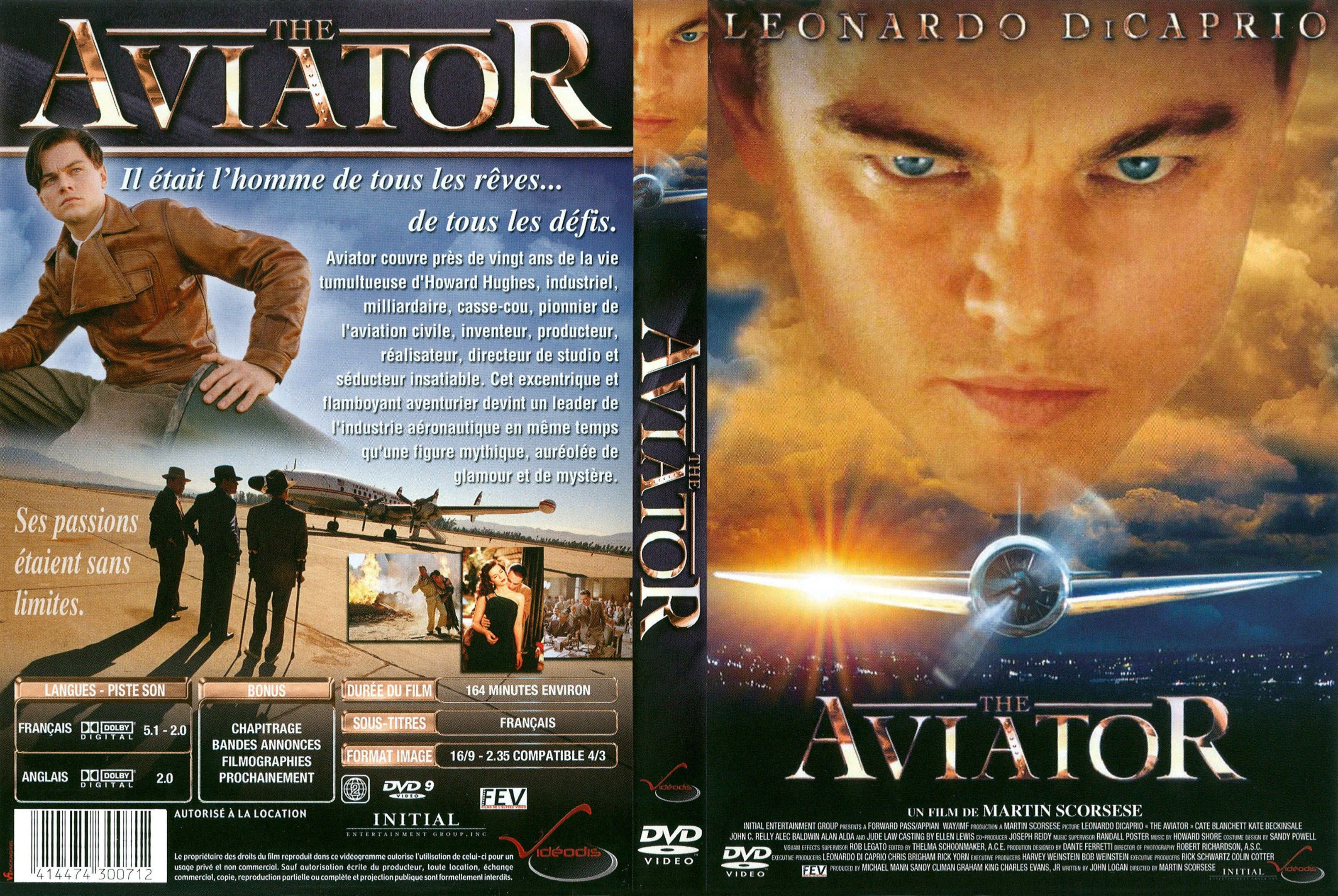 Jaquette DVD The aviator v2