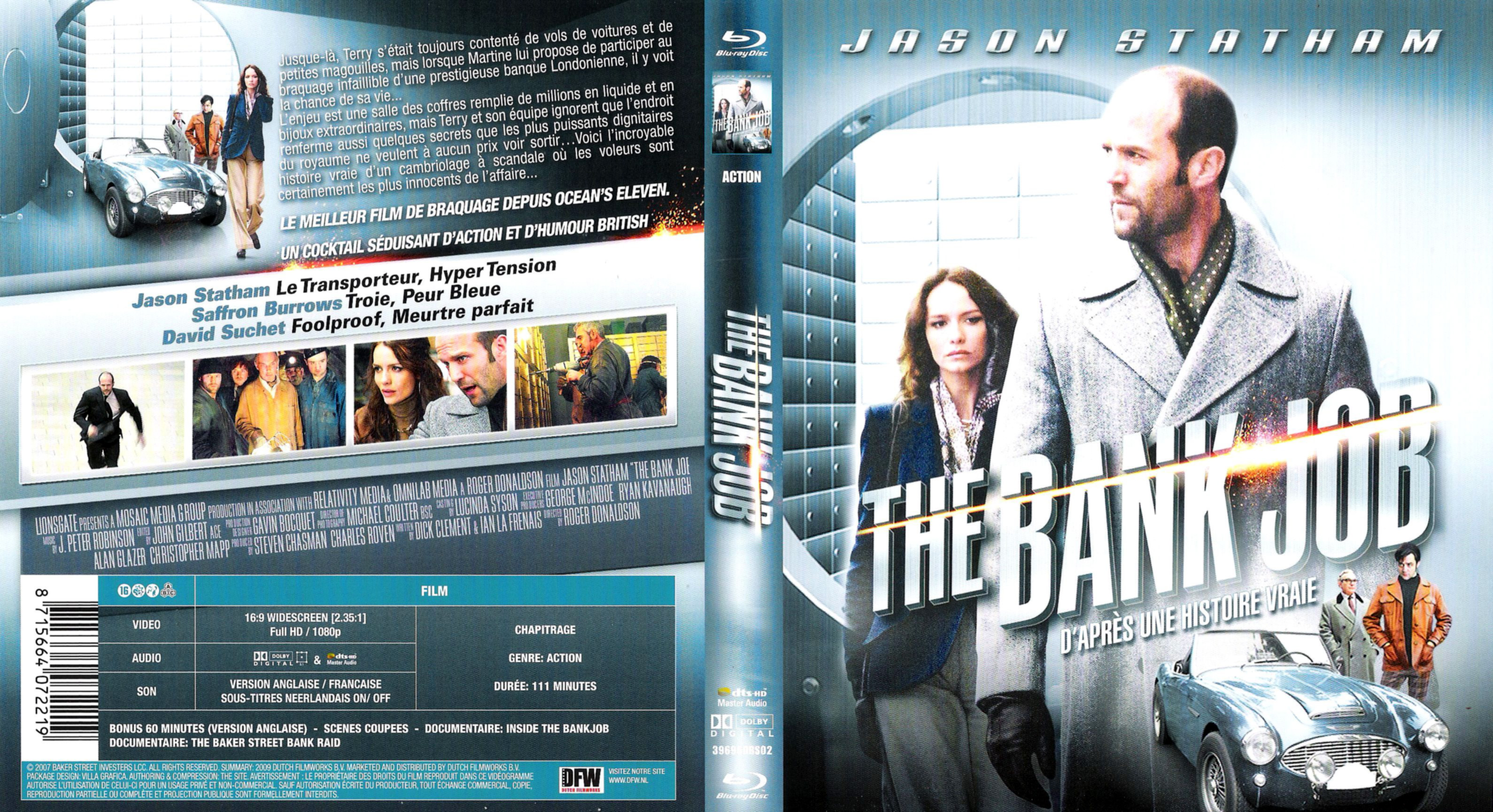 Jaquette DVD The bank job (BLU-RAY) v2