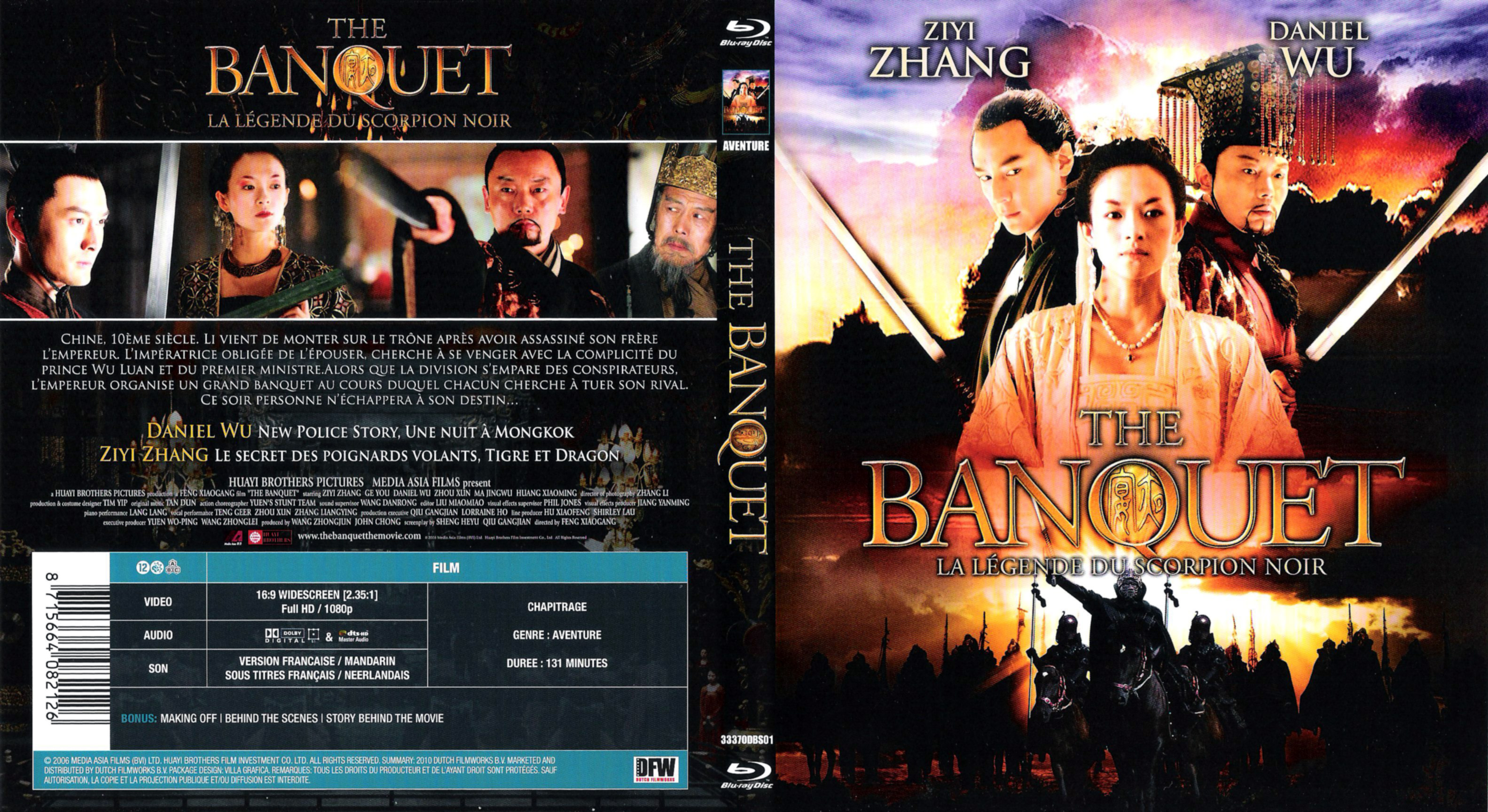 Jaquette DVD The banquet - la legende du scorpion noir (BLU-RAY)