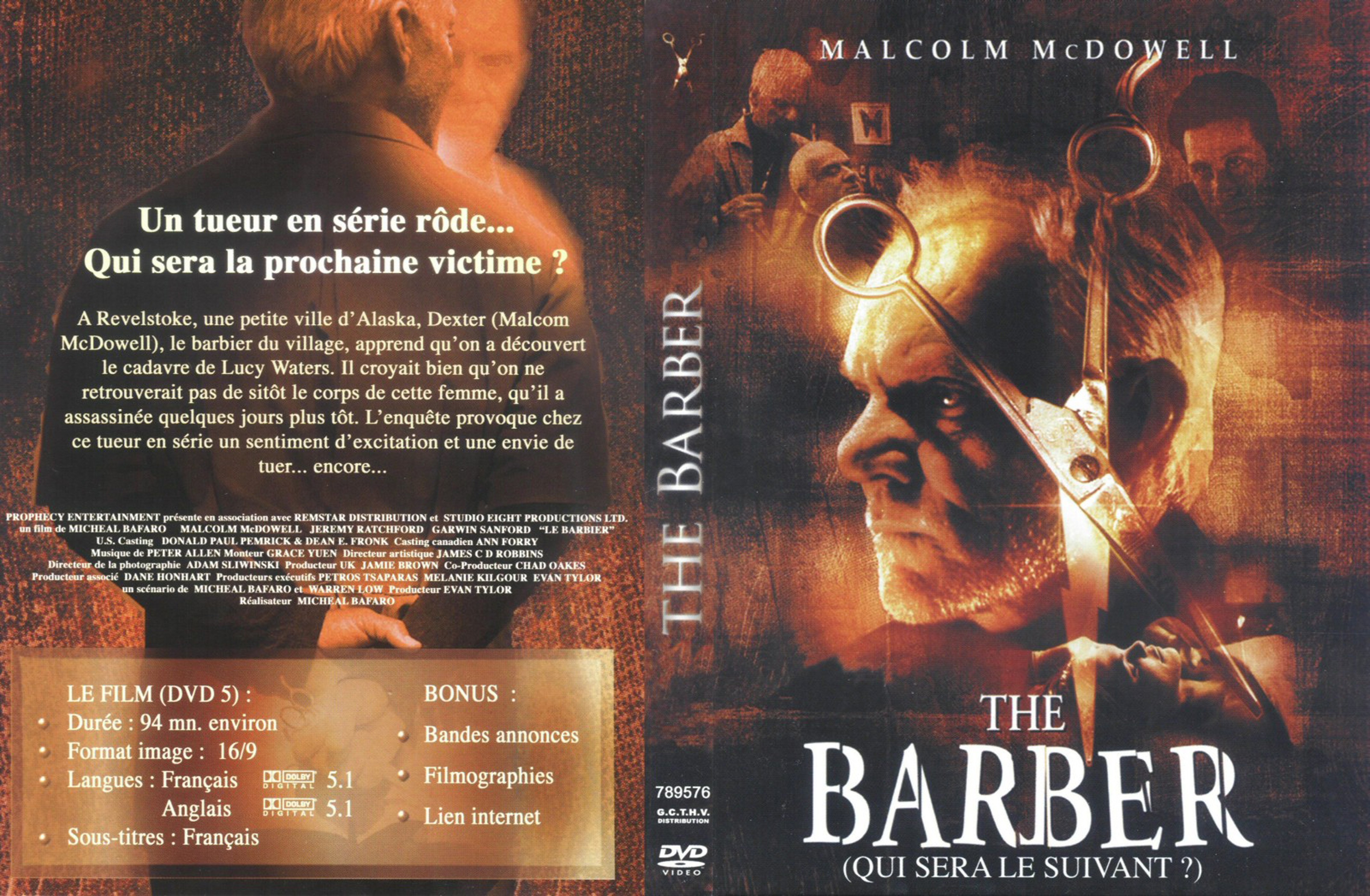 Jaquette DVD The barber Qui sera le suivant