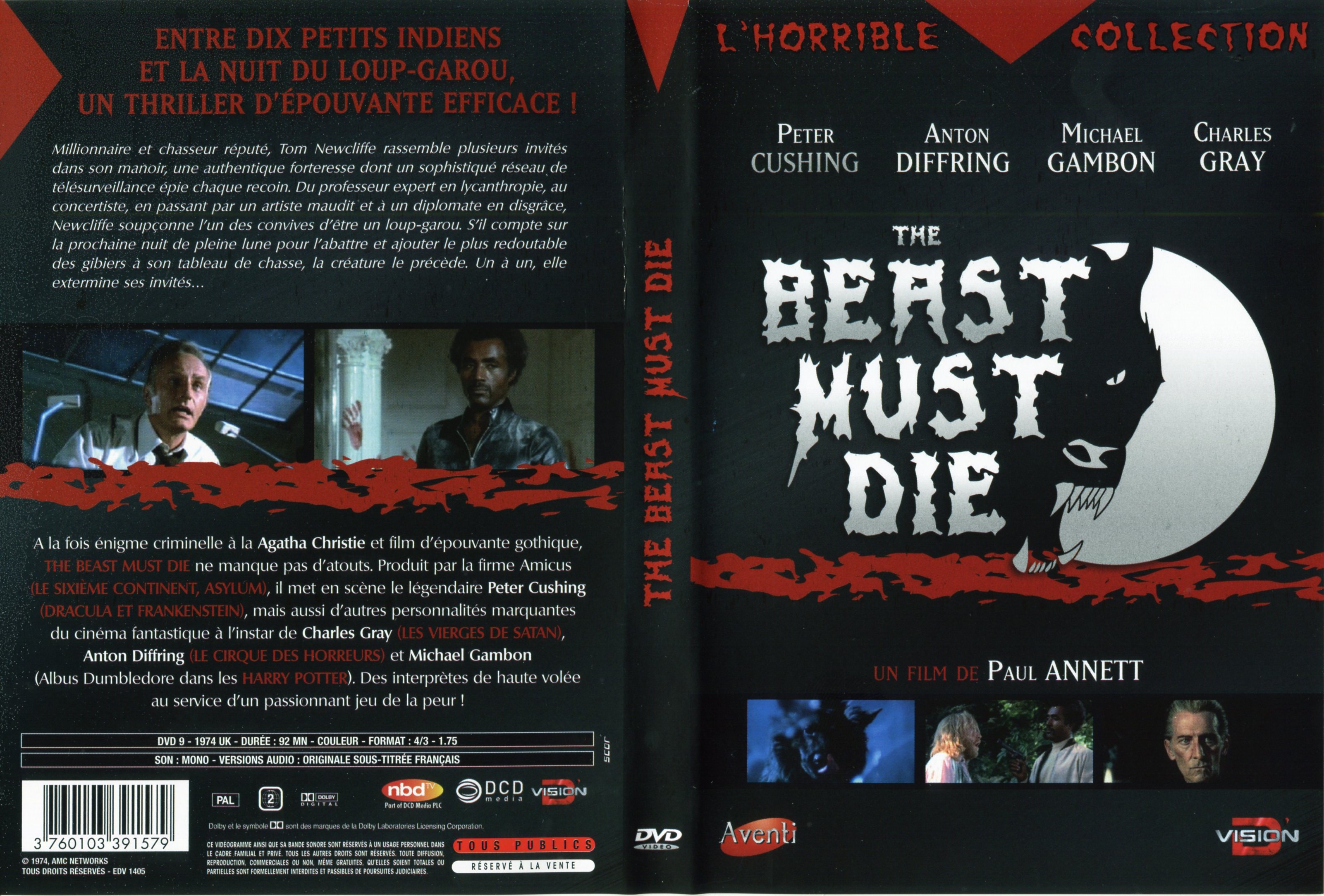 Jaquette DVD The beast must die