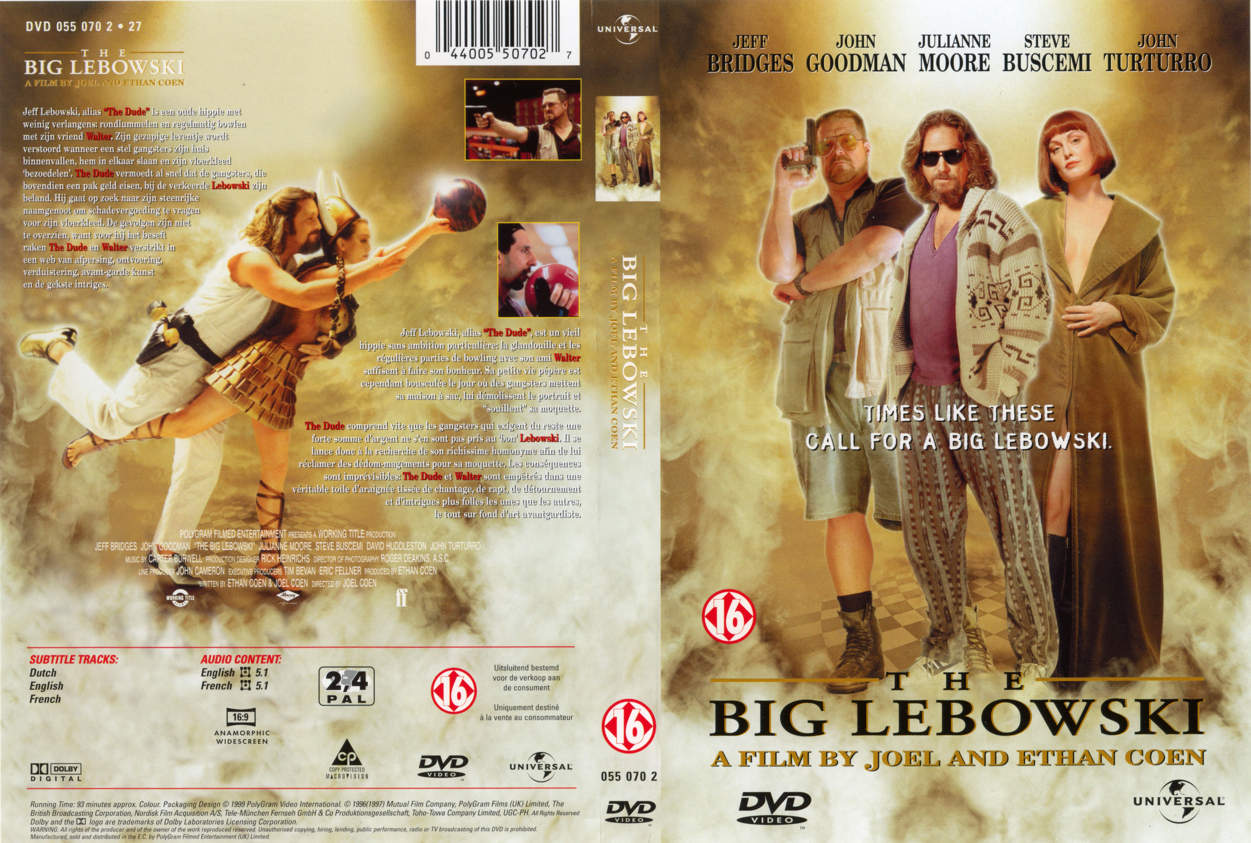 Jaquette DVD The big Lebowski