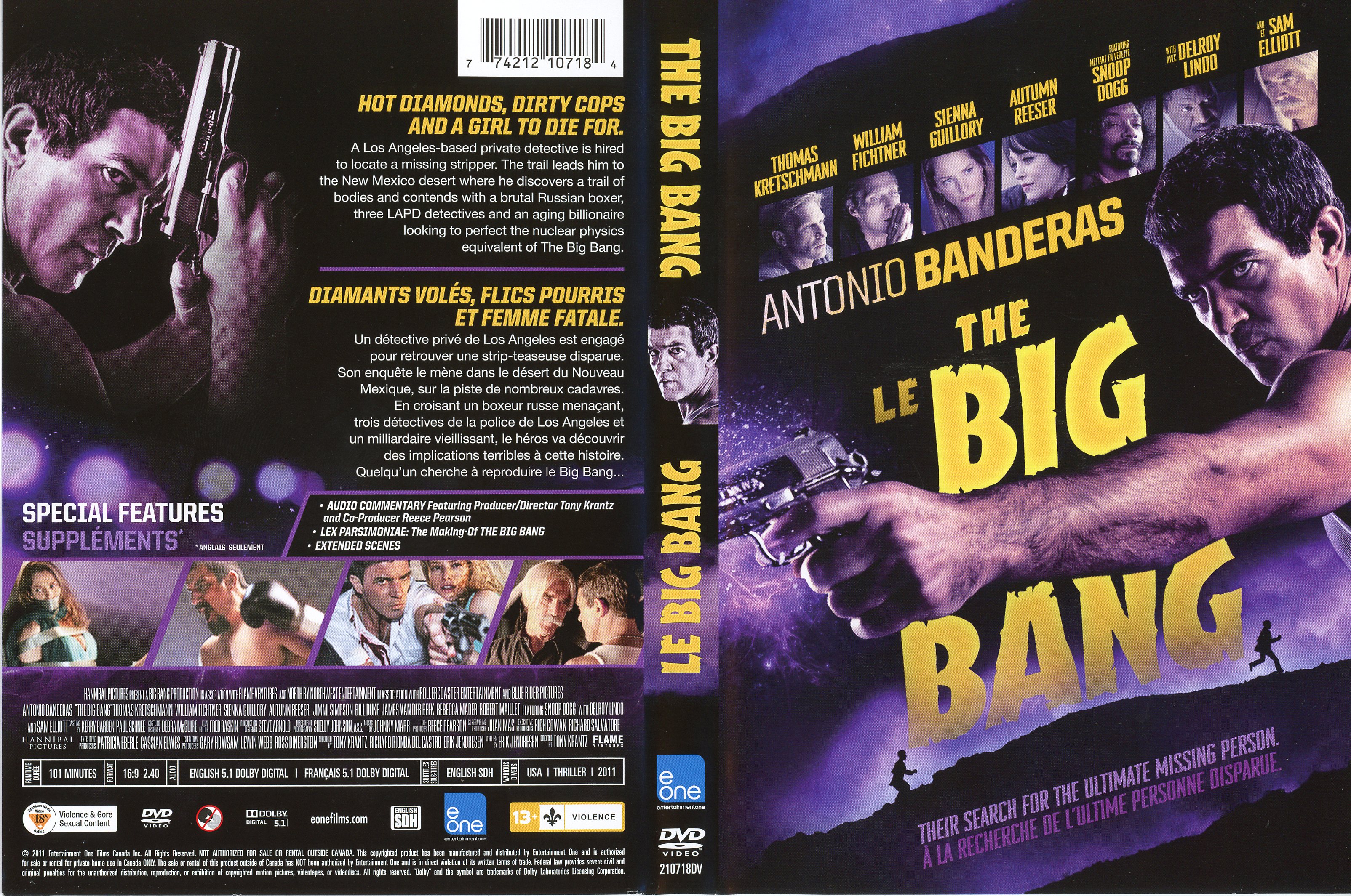 Jaquette DVD The big bang (Canadienne)