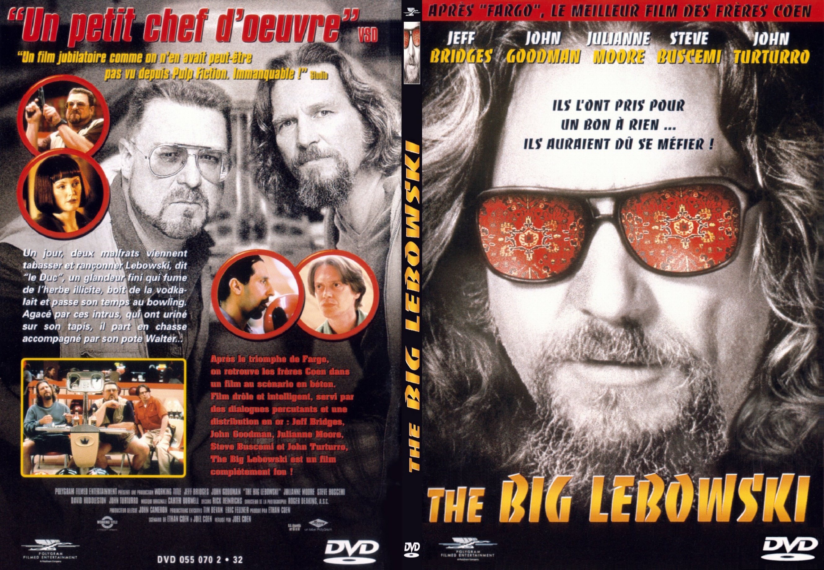 Jaquette DVD The big lebowski - SLIM v2