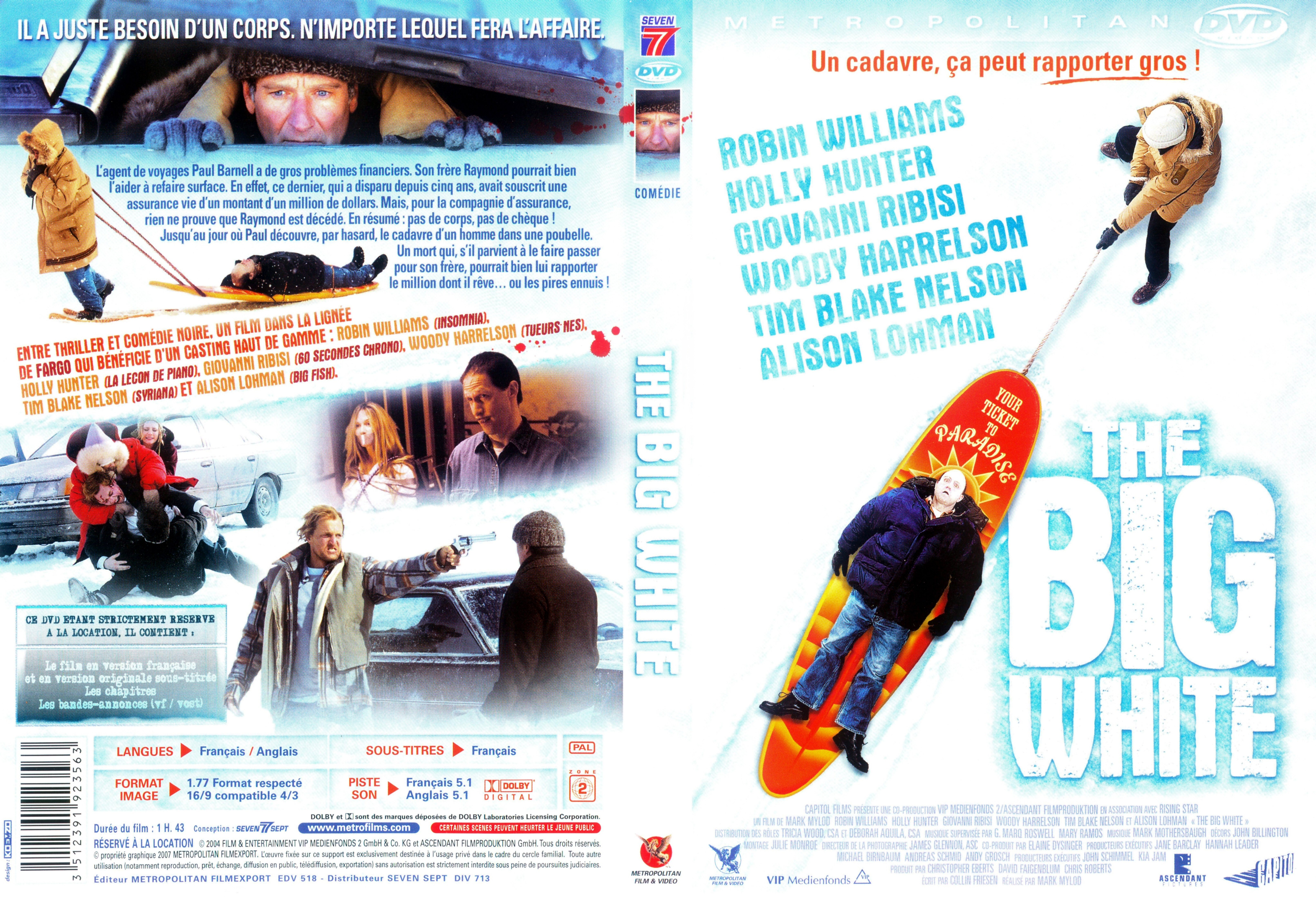 Jaquette DVD The big white v2