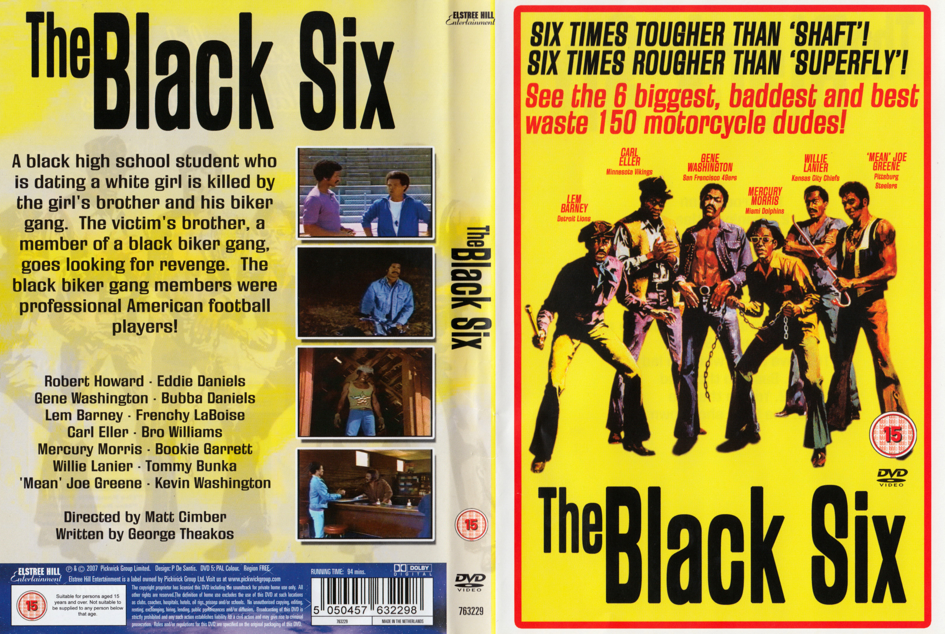 Jaquette DVD The black six Zone 1