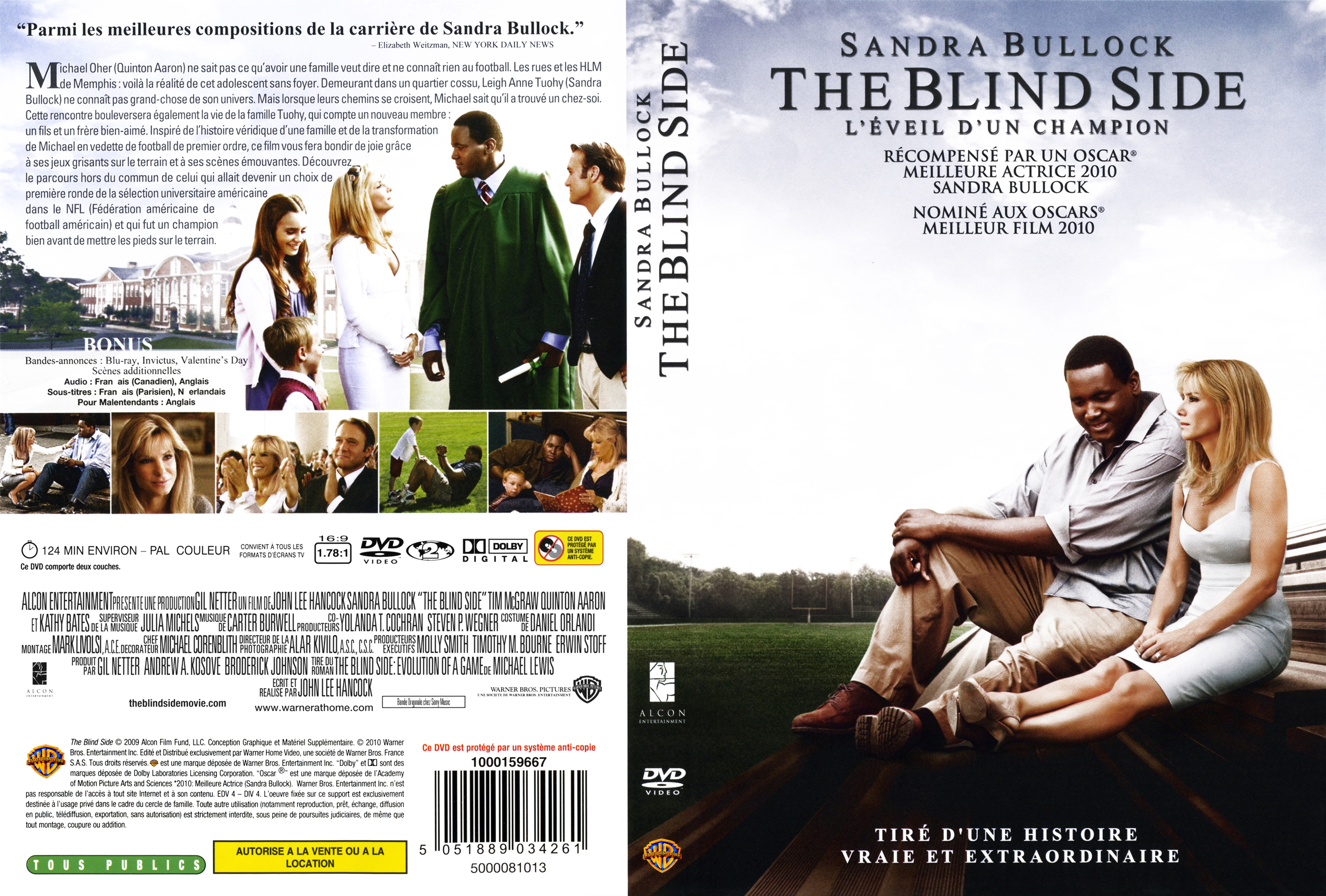 Jaquette DVD The blind side