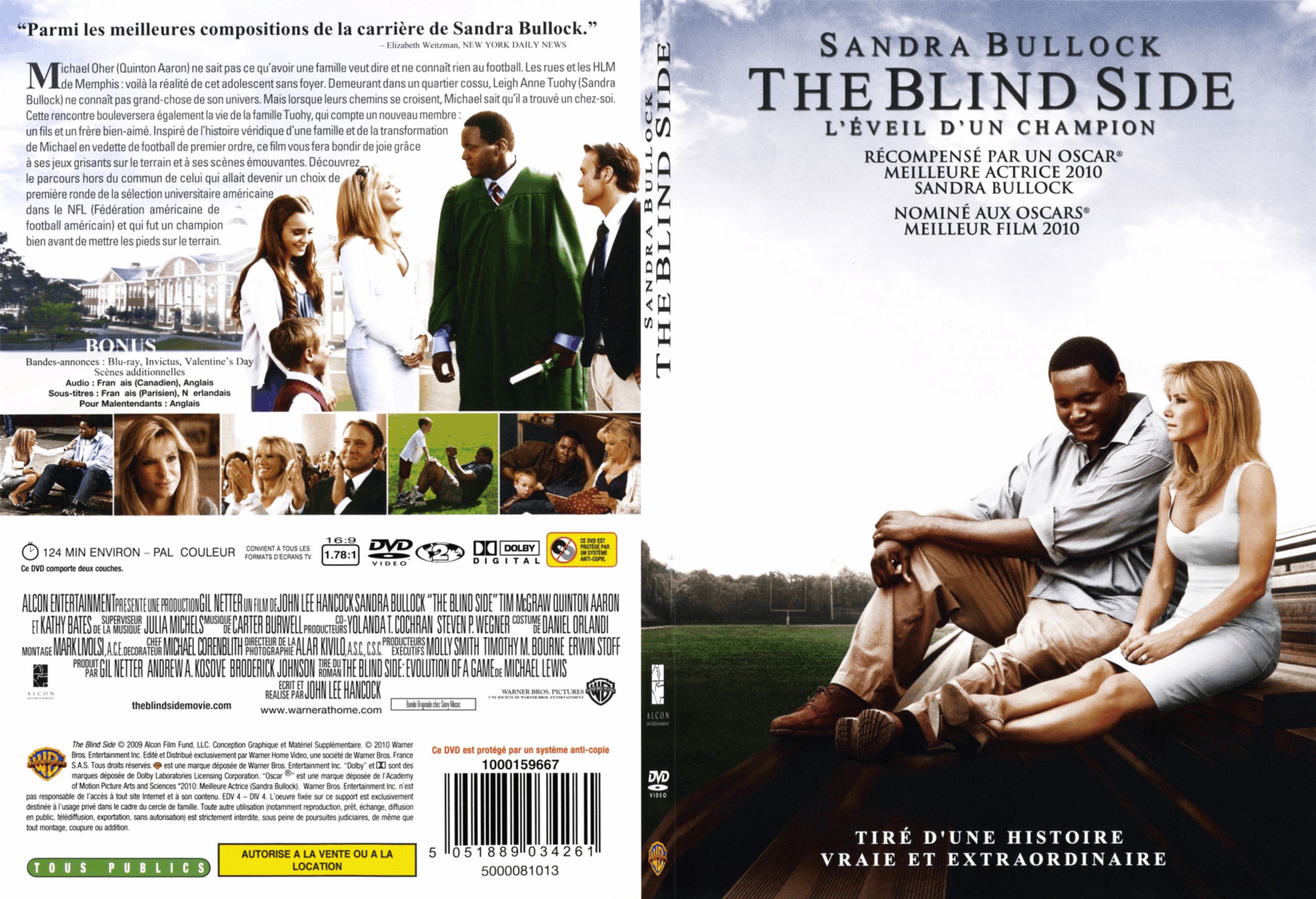 Jaquette DVD The blind side - SLIM