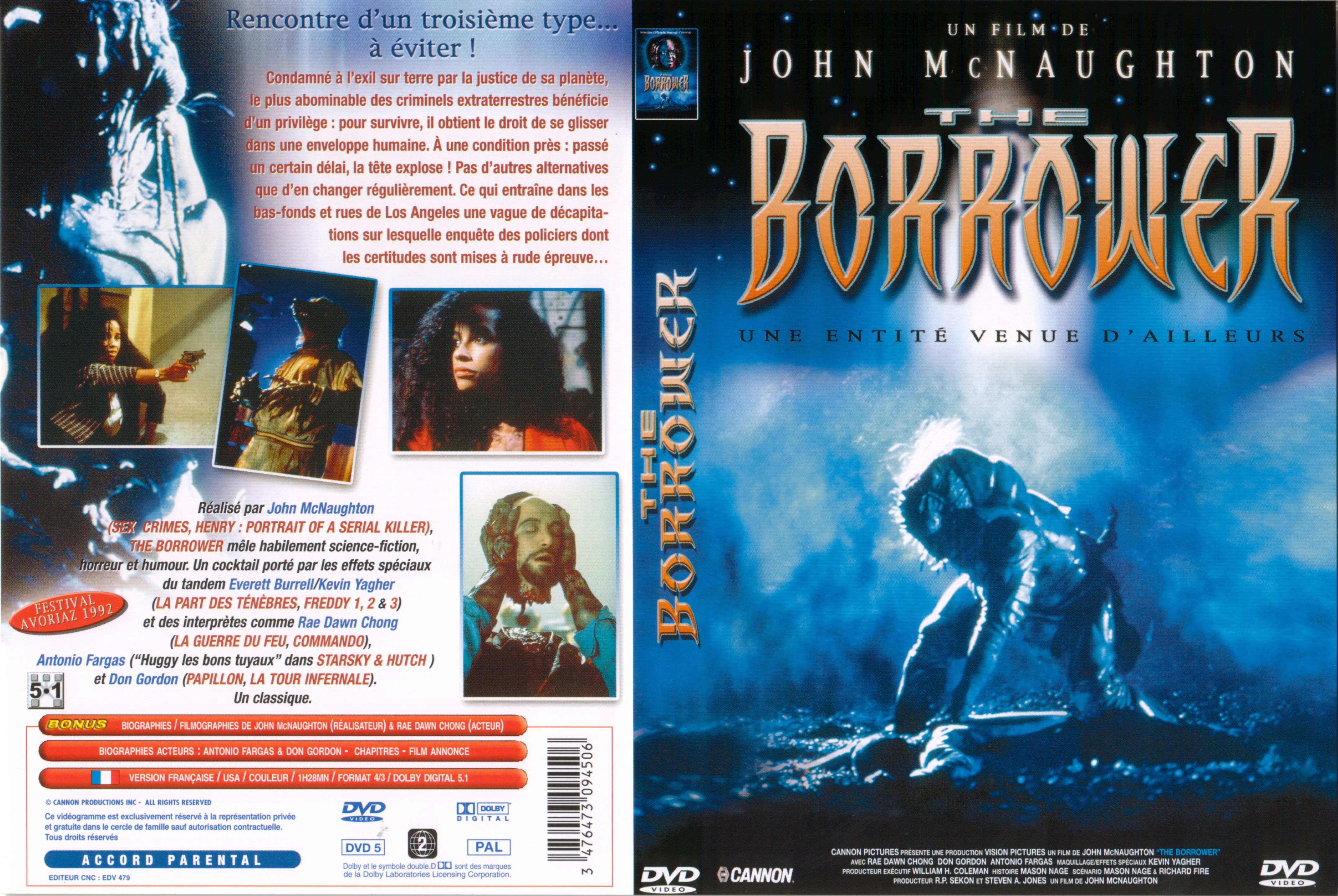 Jaquette DVD The borrower