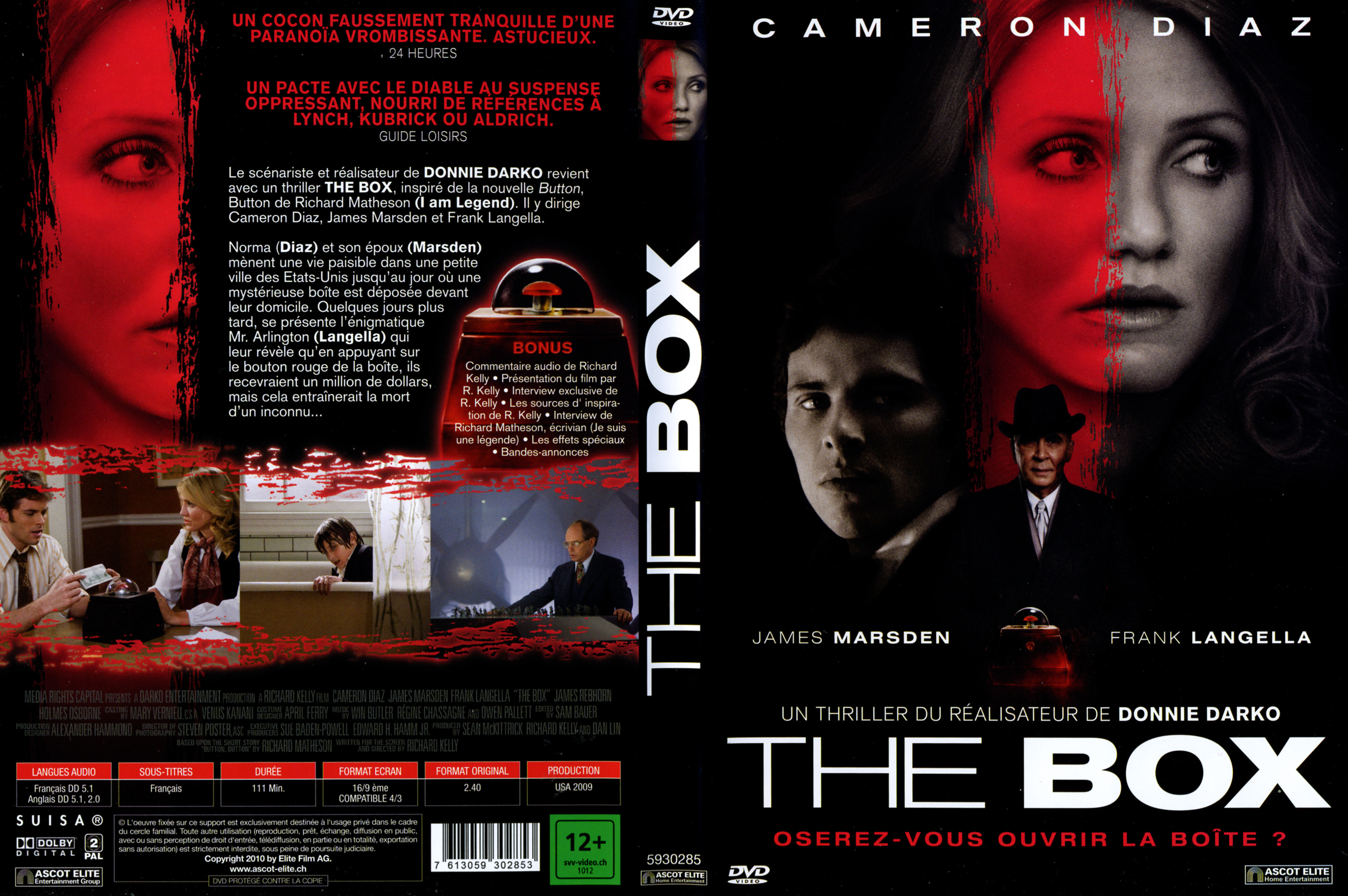 Jaquette DVD The box (2009)