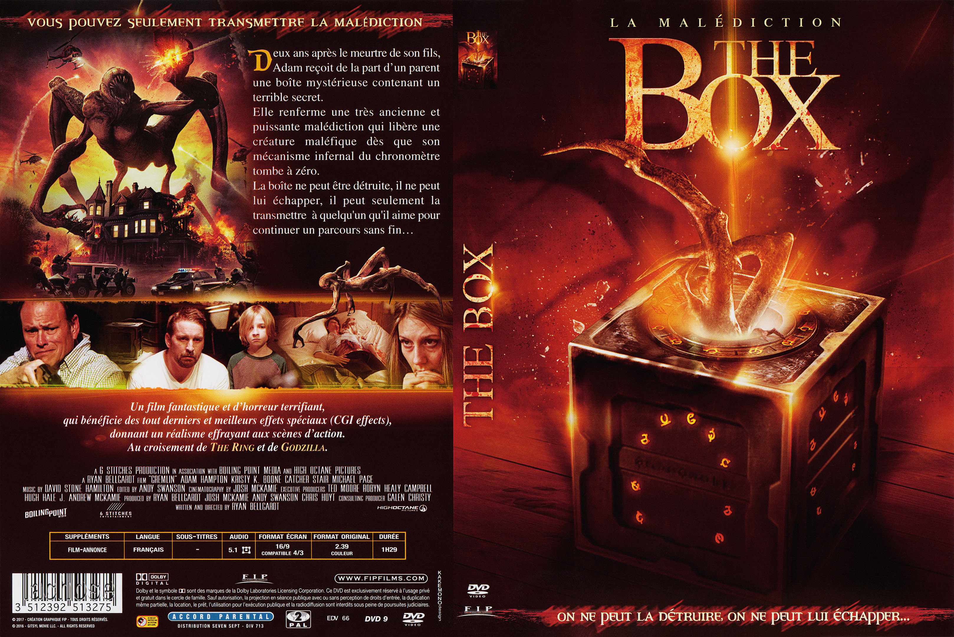 Jaquette DVD The box (2017)