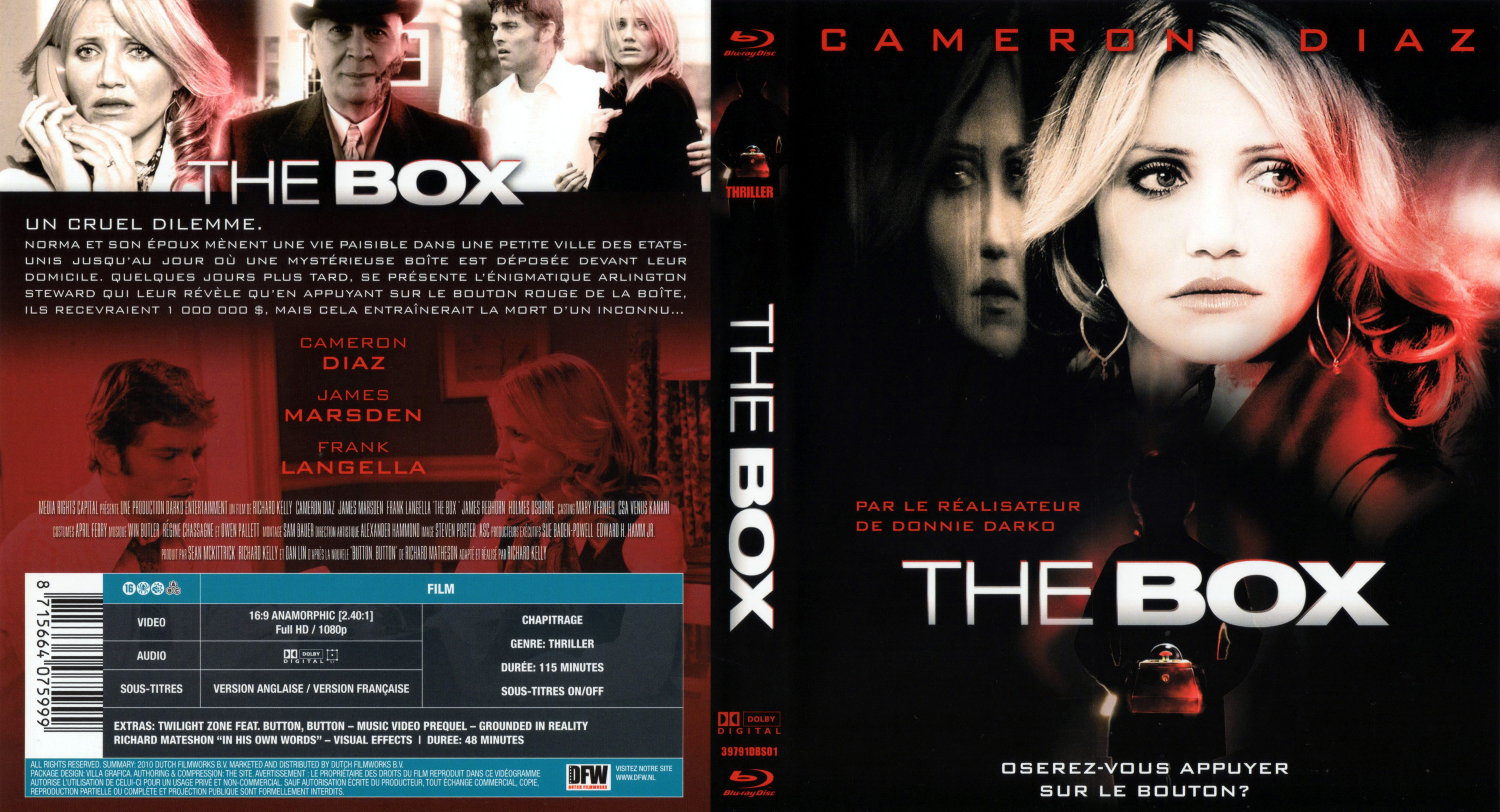 Jaquette DVD The box (BLU-RAY)