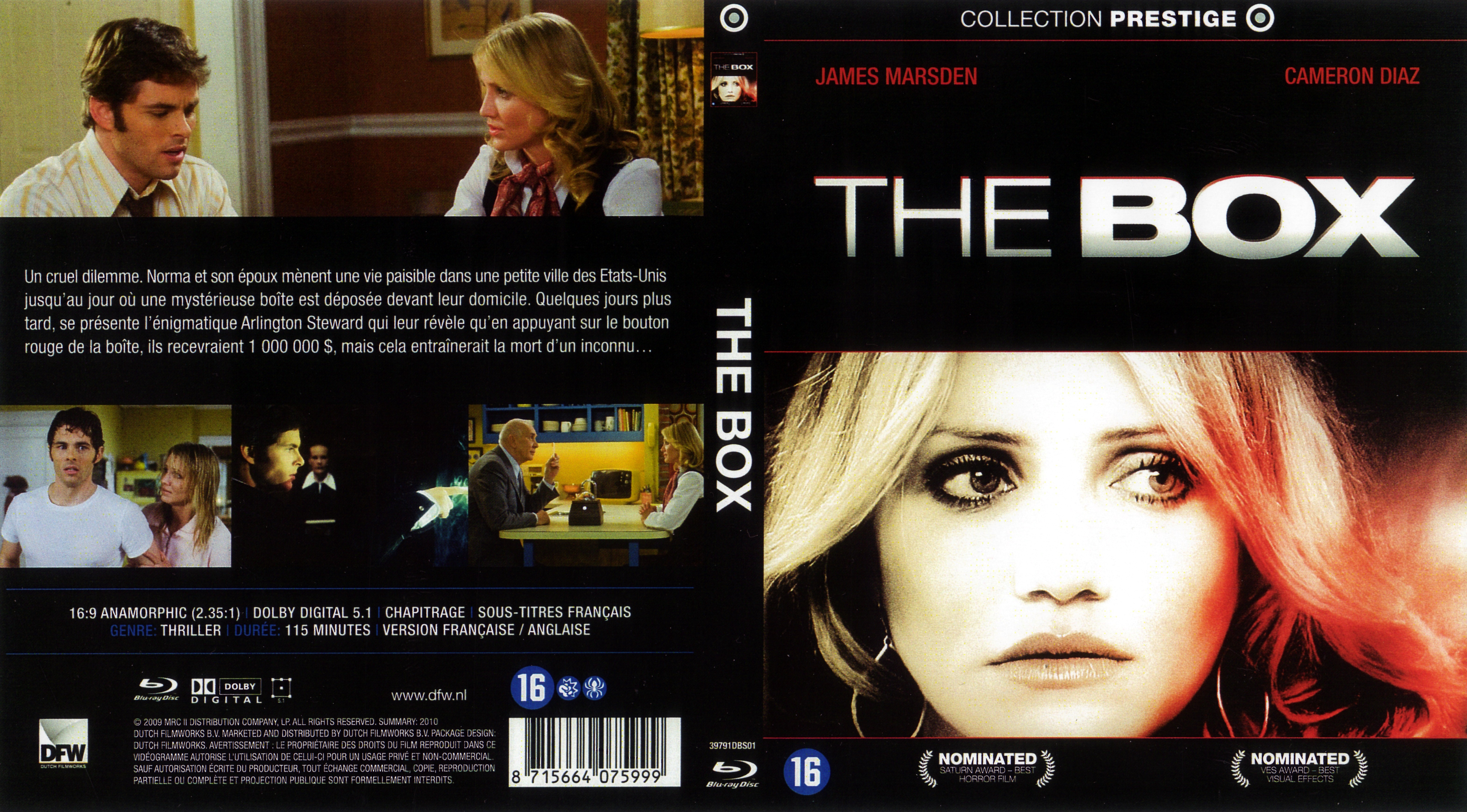Jaquette DVD The box (BLU-RAY) v2