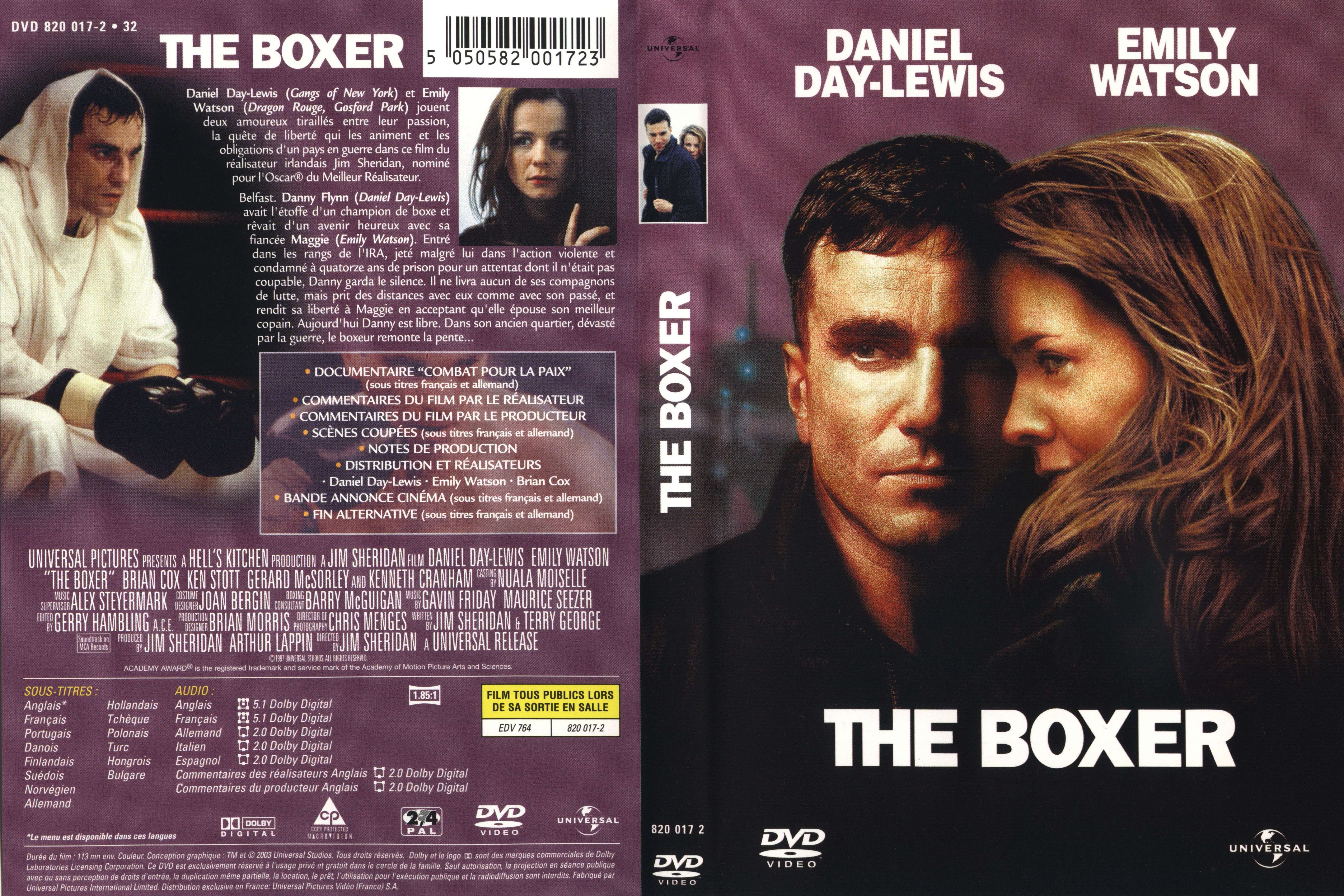 Jaquette DVD The boxer