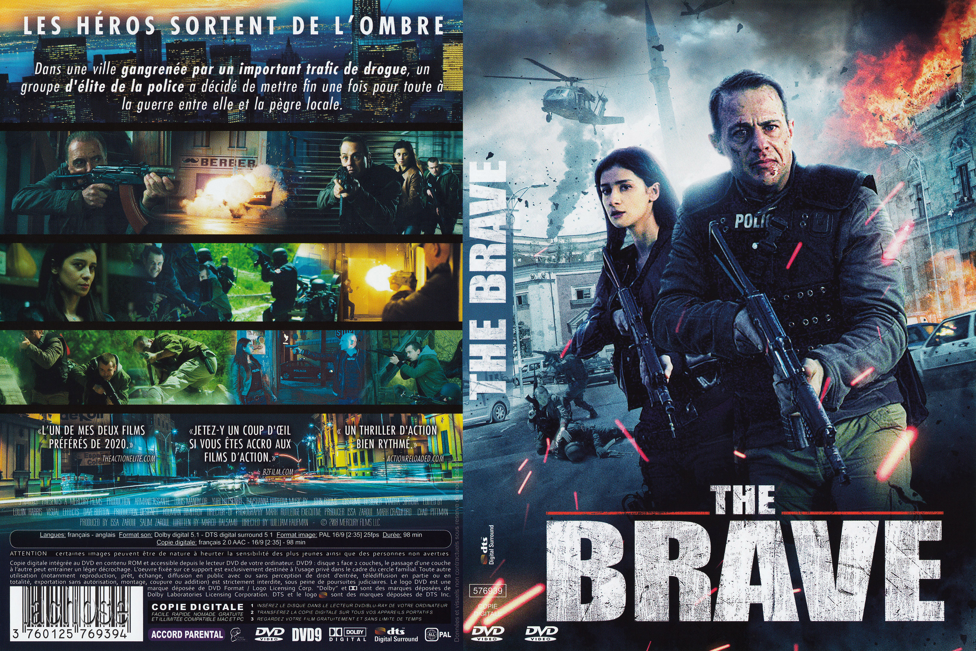 Jaquette DVD The brave (2019)