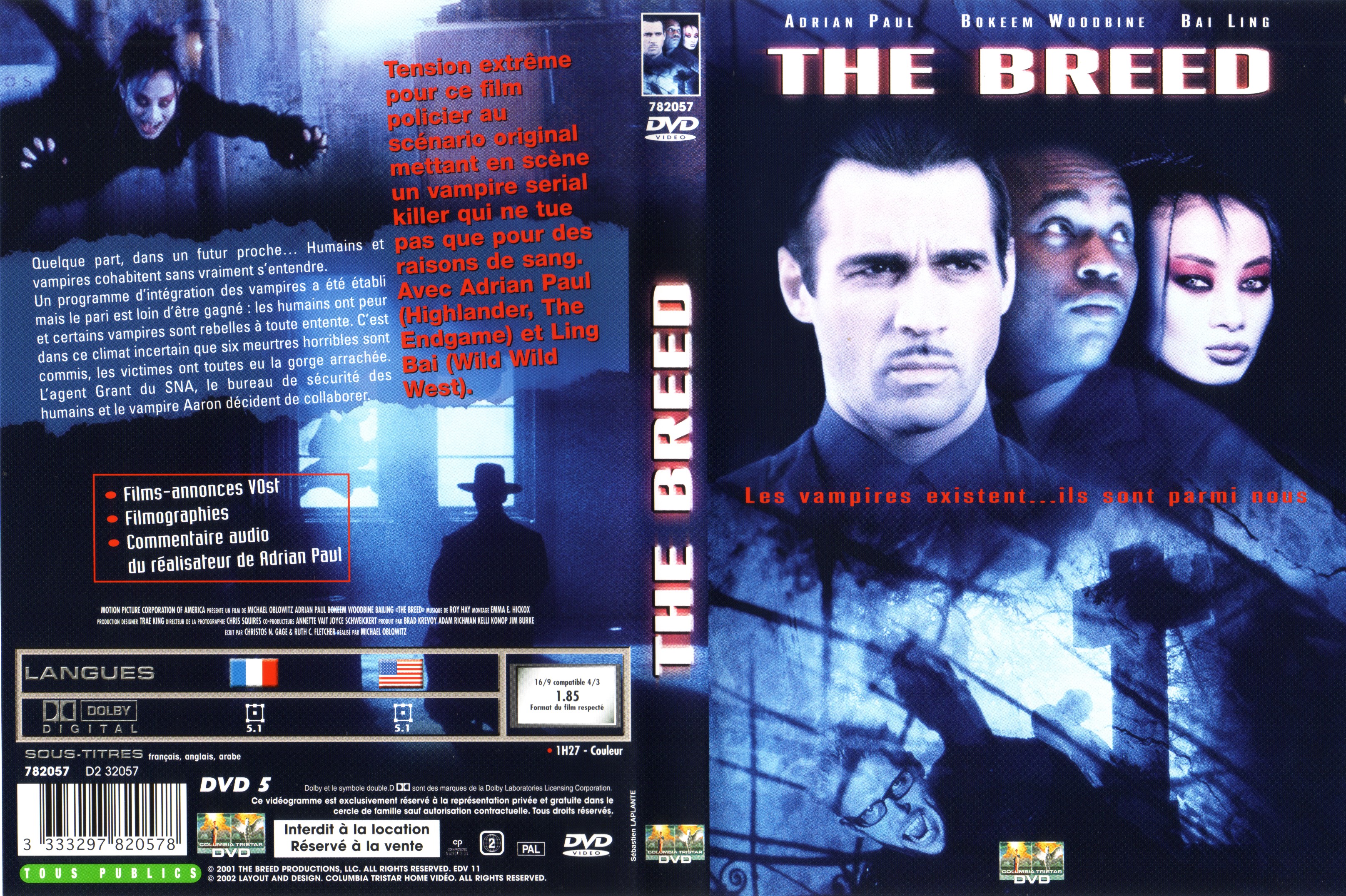 Jaquette DVD The breed