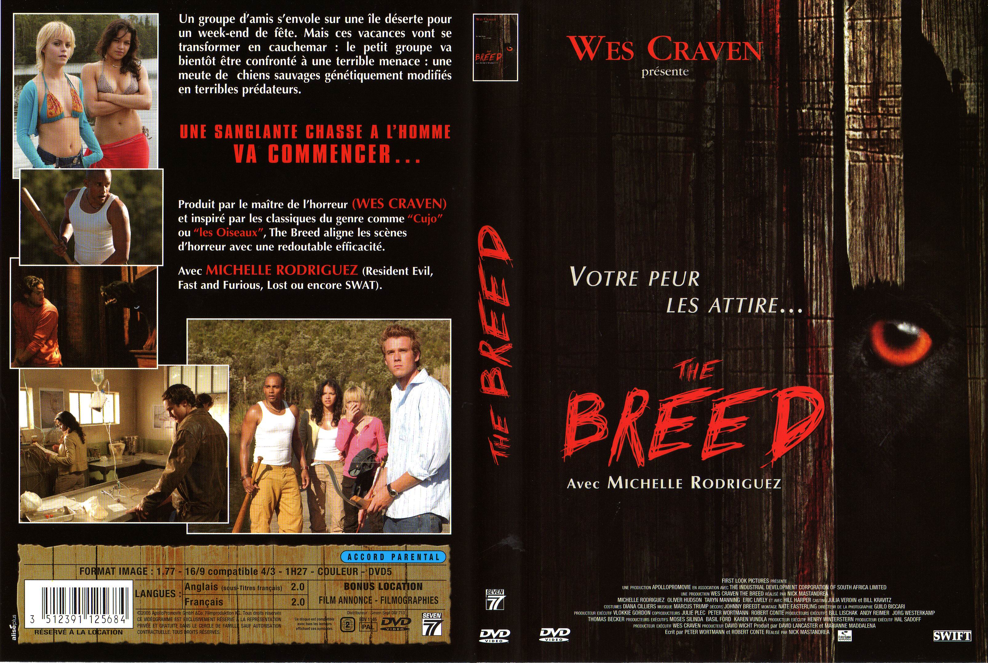 Jaquette DVD The breed (Michelle Rodriguez)