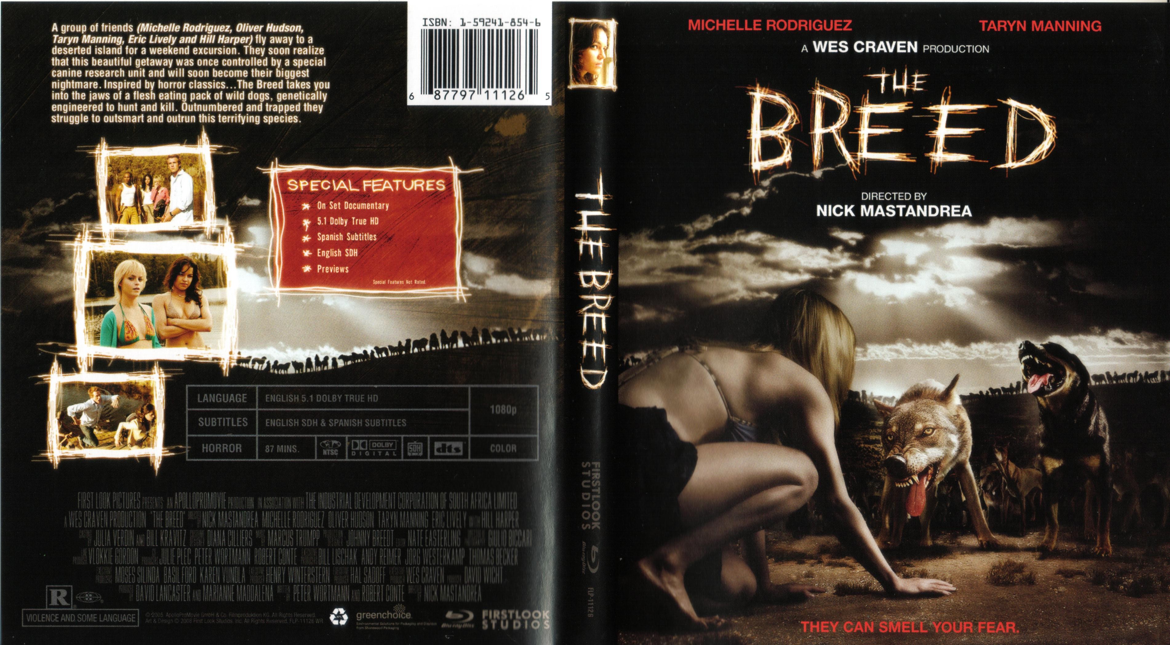 Jaquette DVD The breed (Michelle Rodriguez) Zone 1 (BLU-RAY)