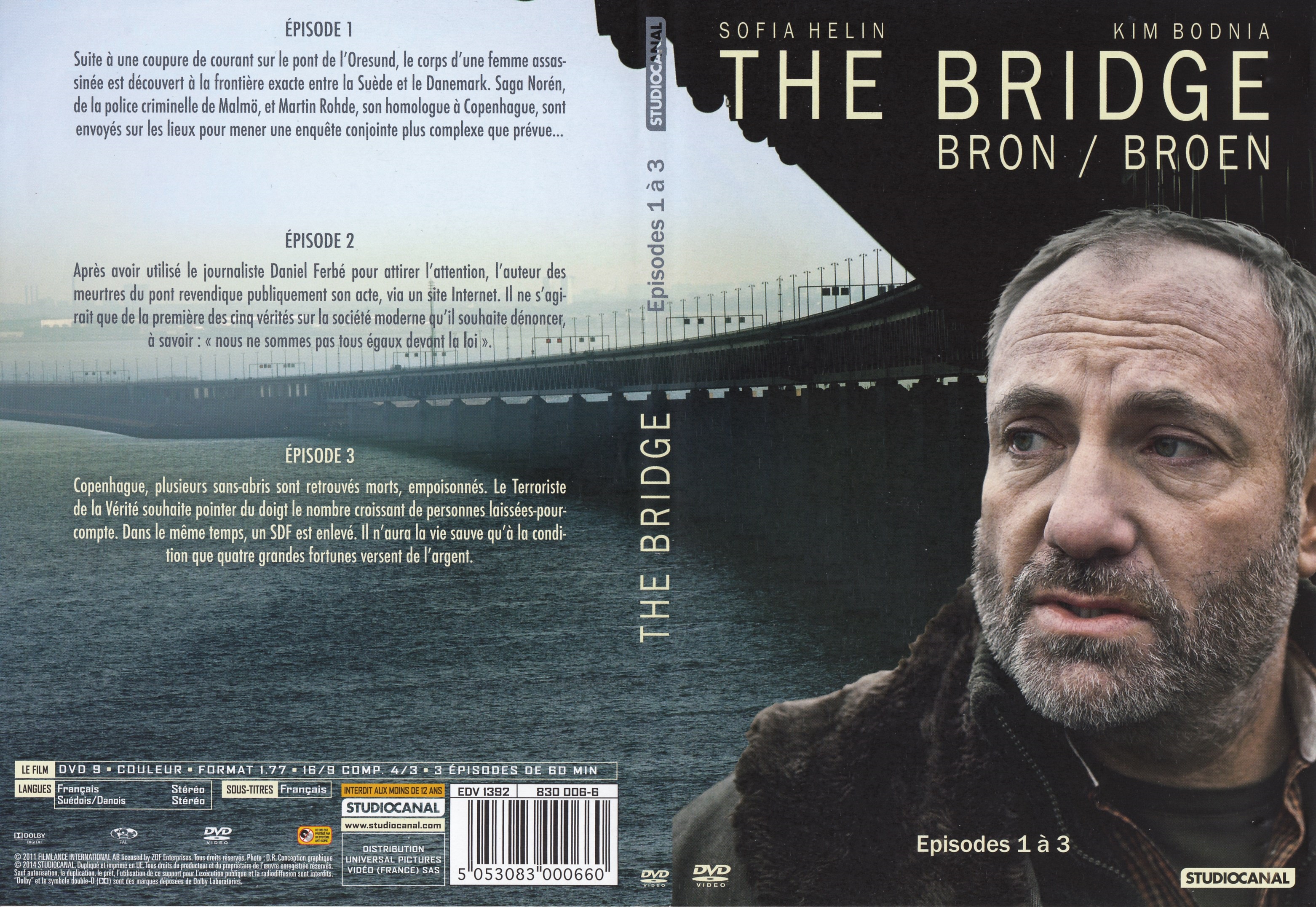 Jaquette DVD The bridge Saison 1 DVD 1