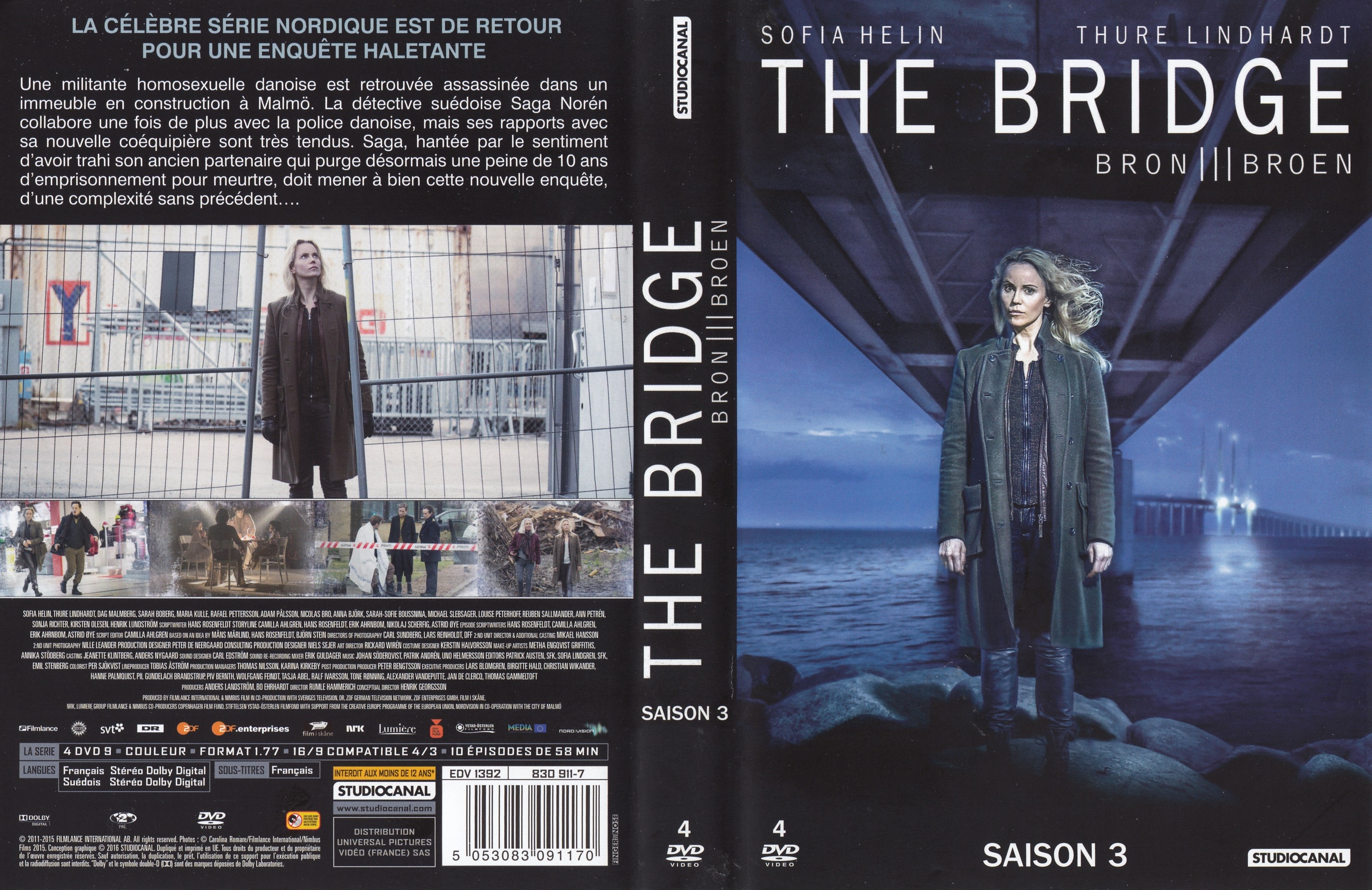 Jaquette DVD The bridge Saison 3