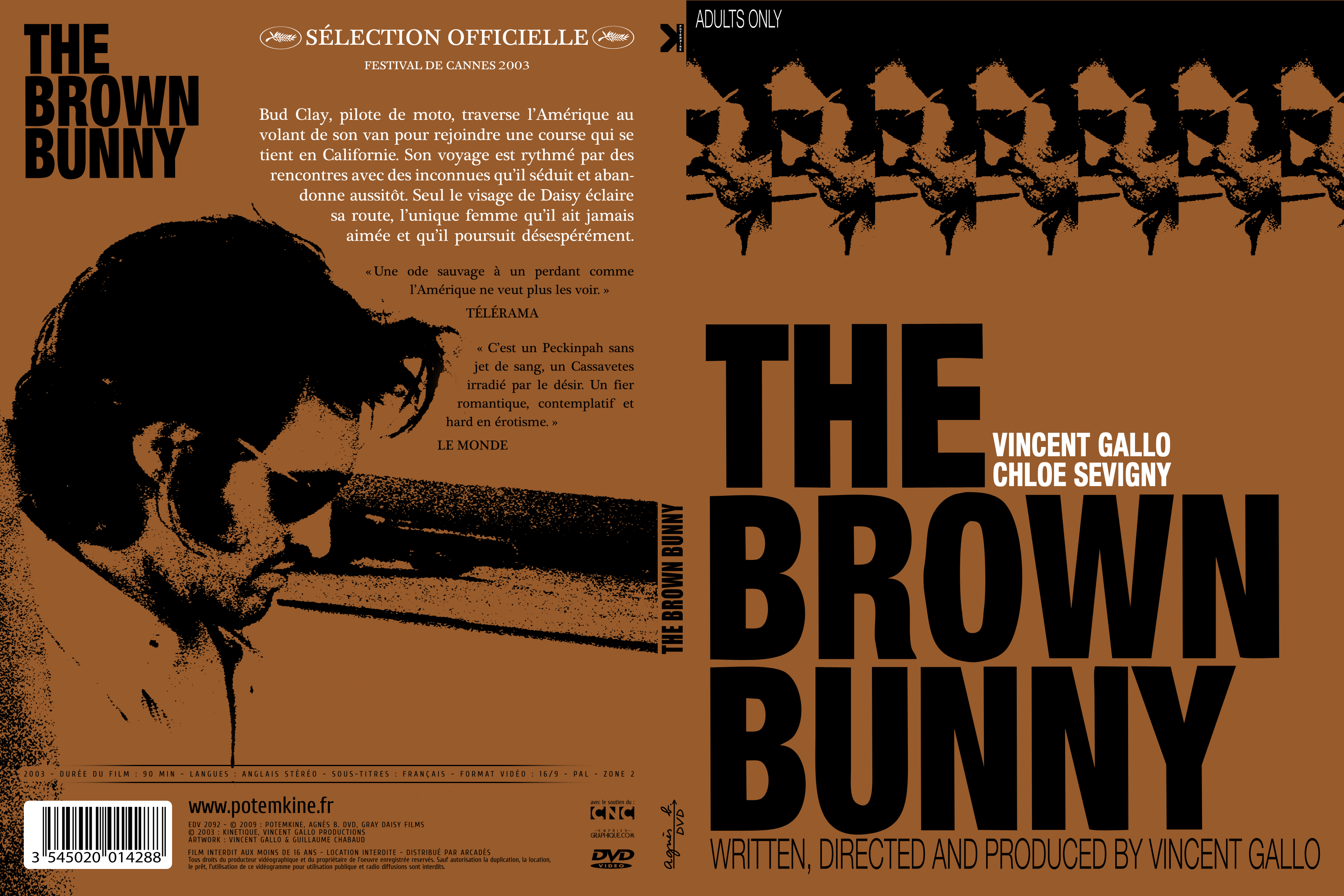 Jaquette DVD The brown bunny