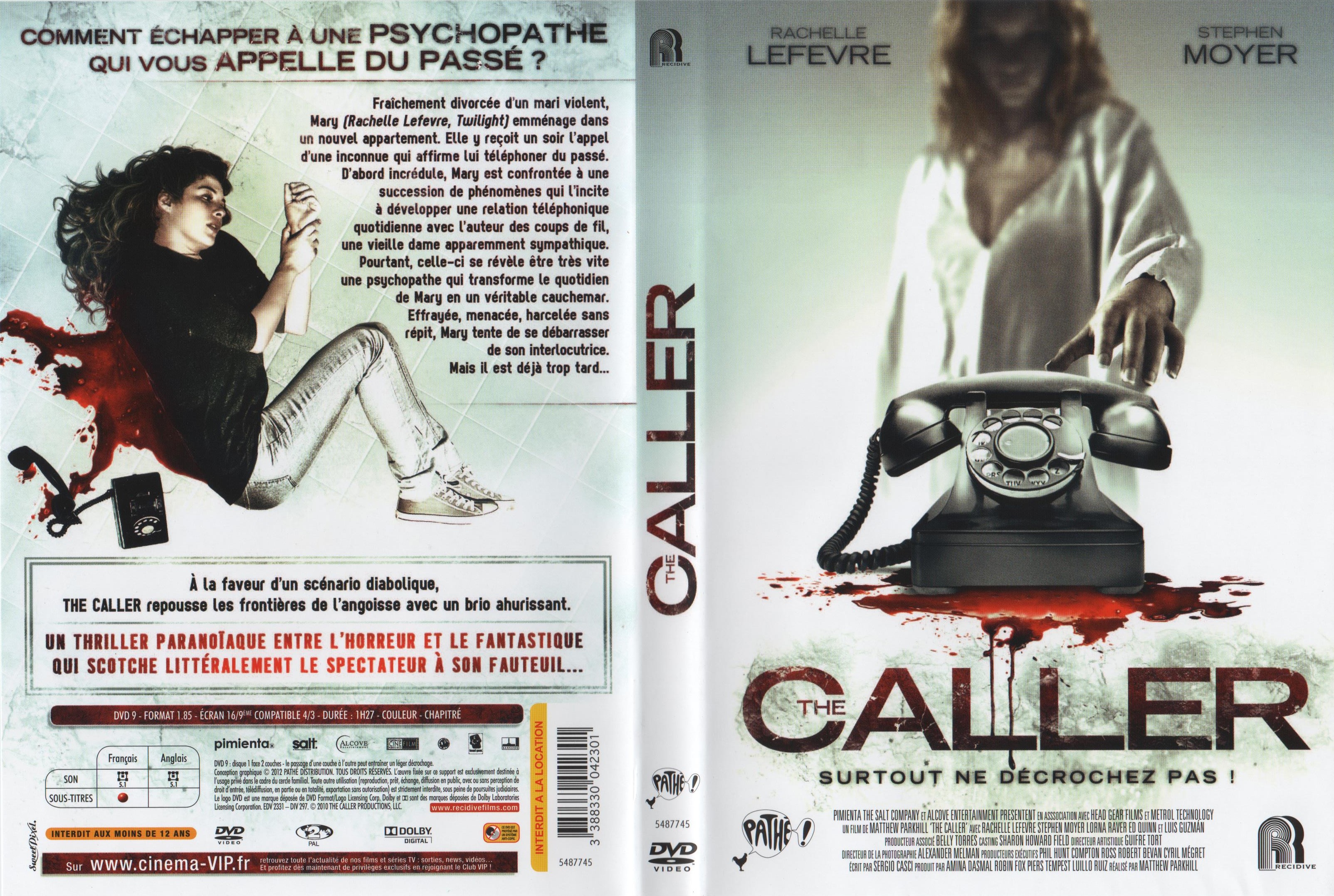 Jaquette DVD The caller