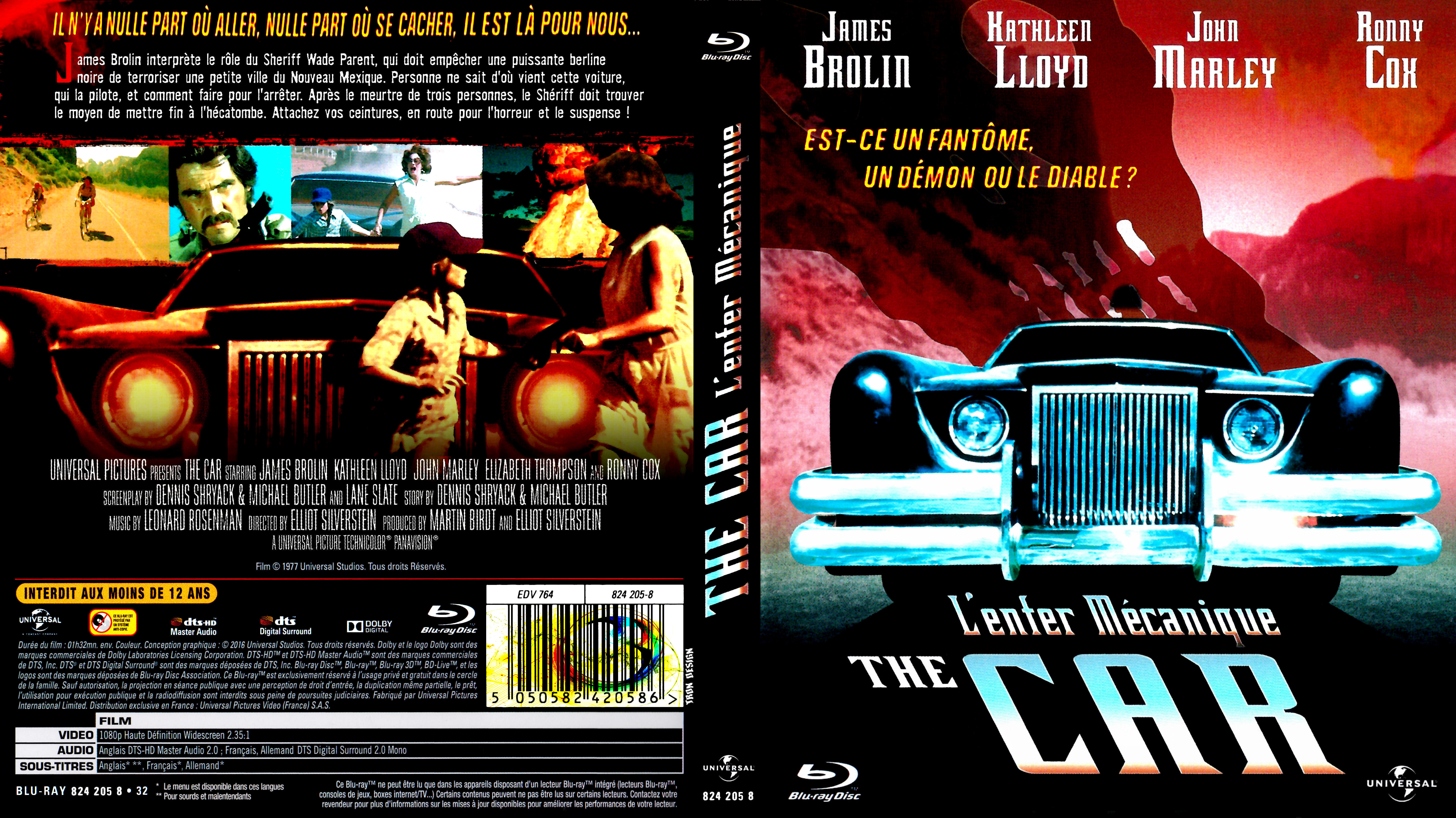 Jaquette DVD The car l enfer mecanique custom (BLU-RAY)