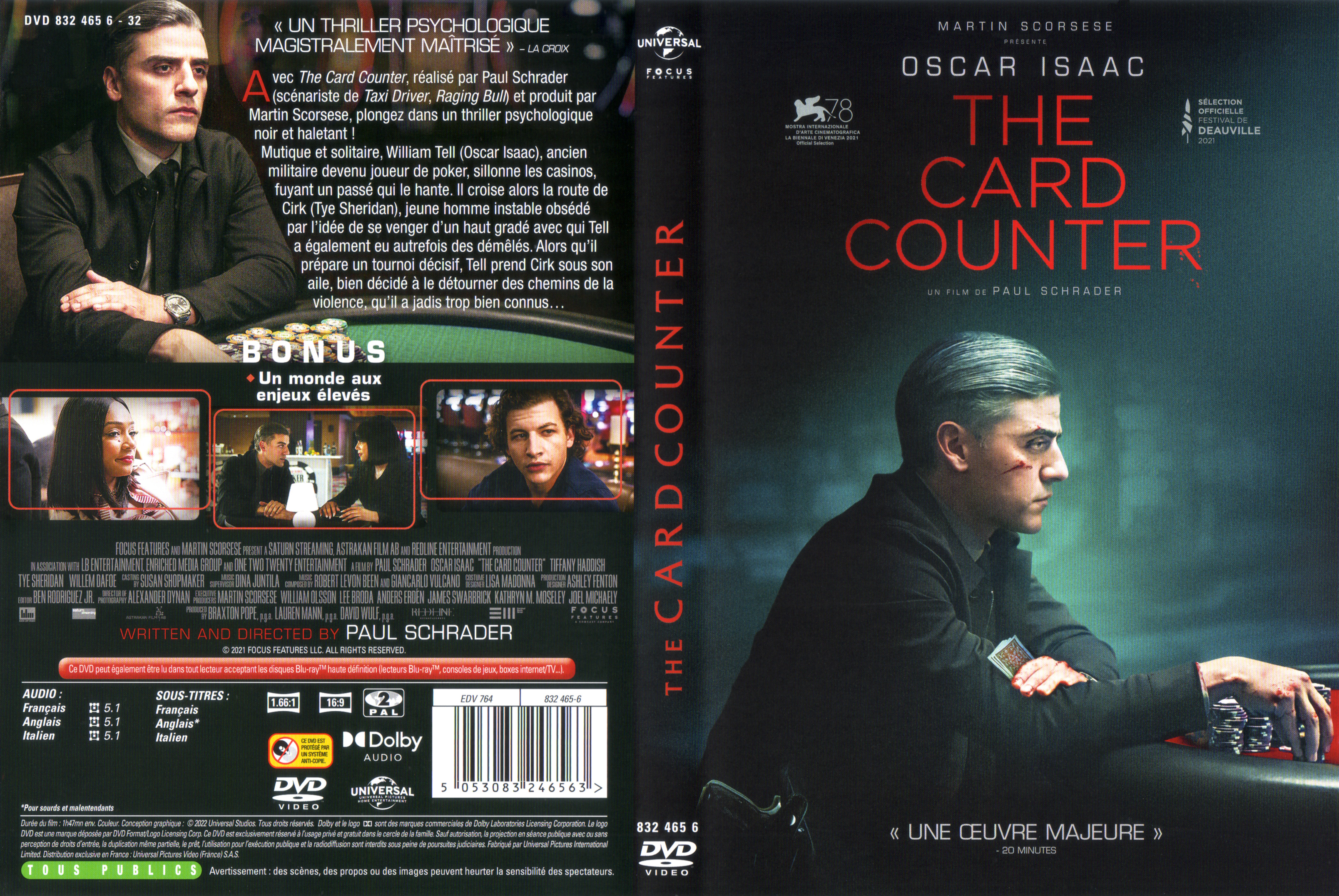 Jaquette DVD The card counter